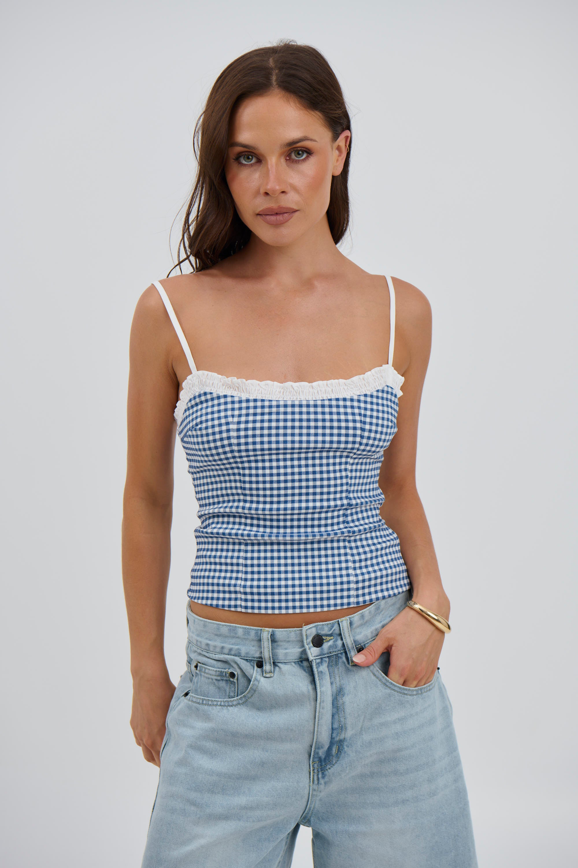 Vaycay Top Blue - FINAL SALE