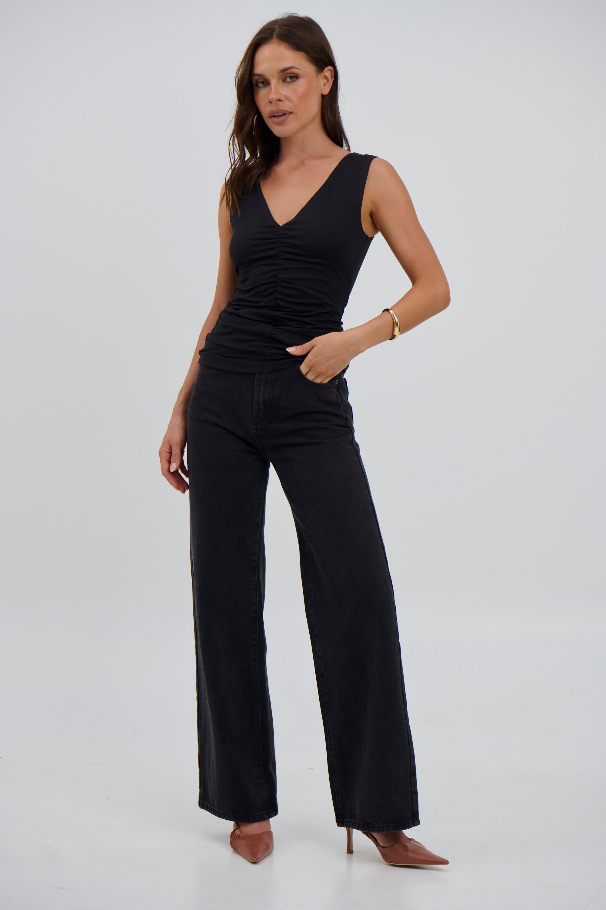 Corinne Top Black - FINAL SALE
