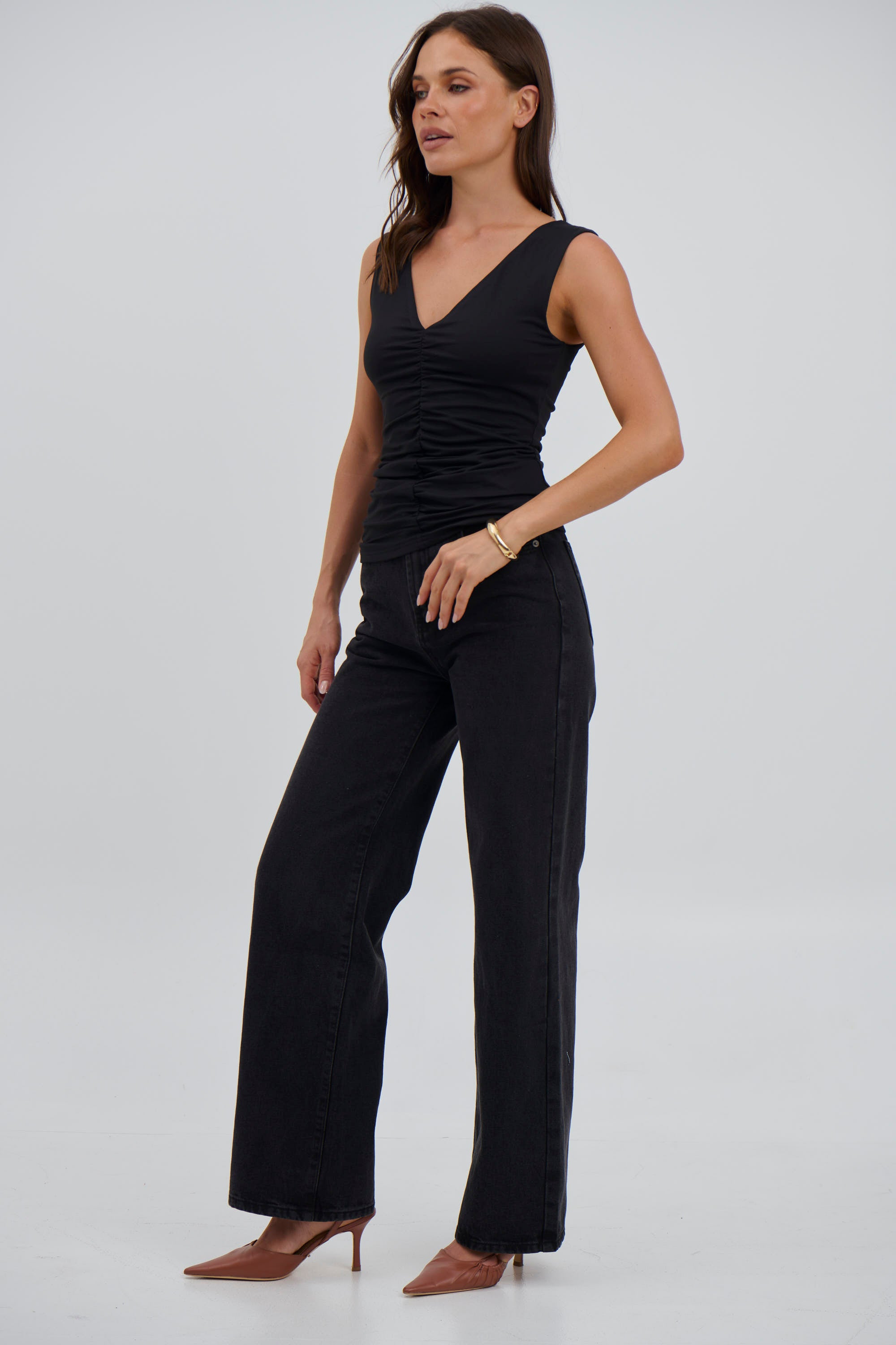 Corinne Top Black - FINAL SALE