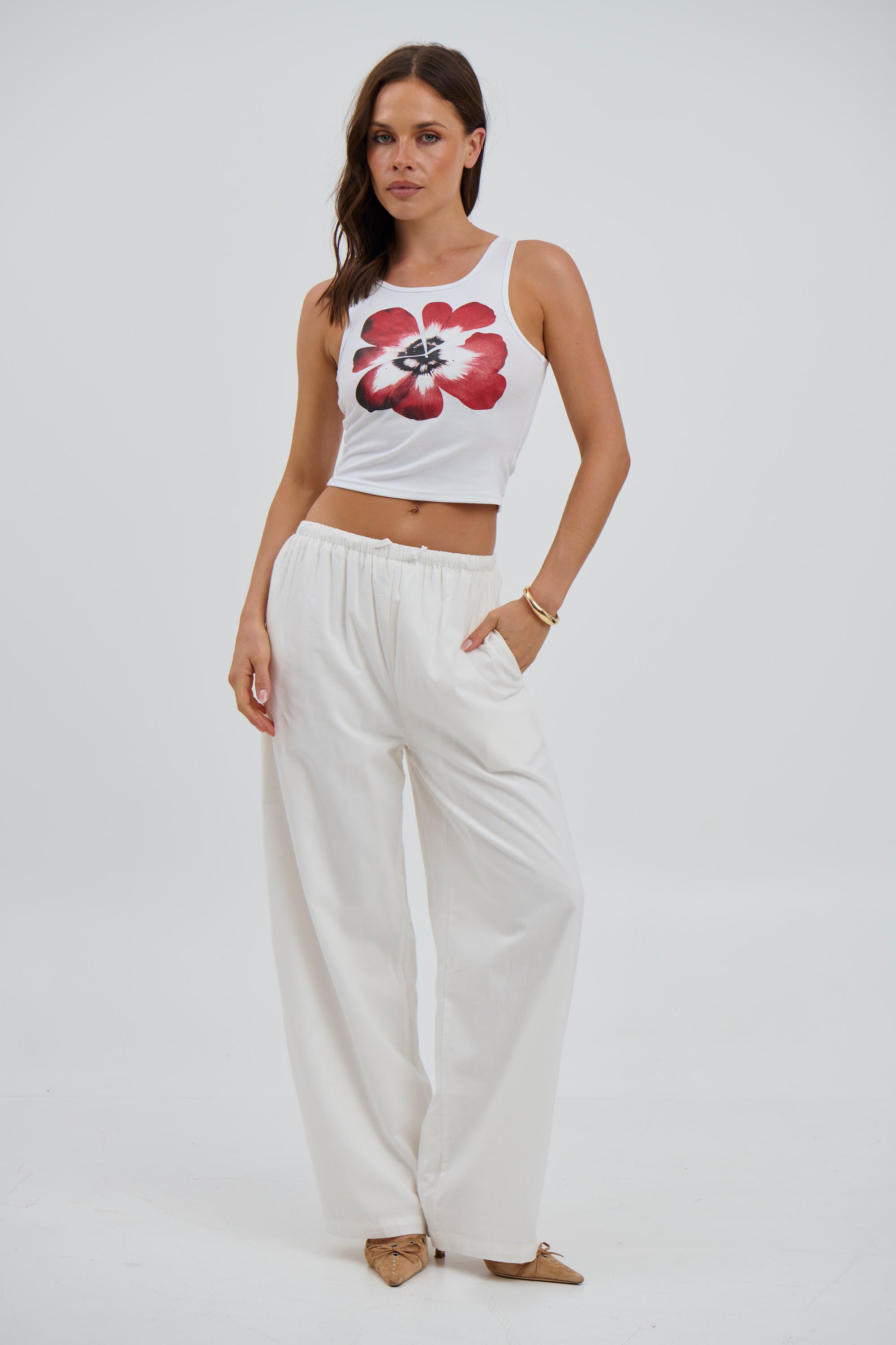 Bloom Tank White - FINAL SALE