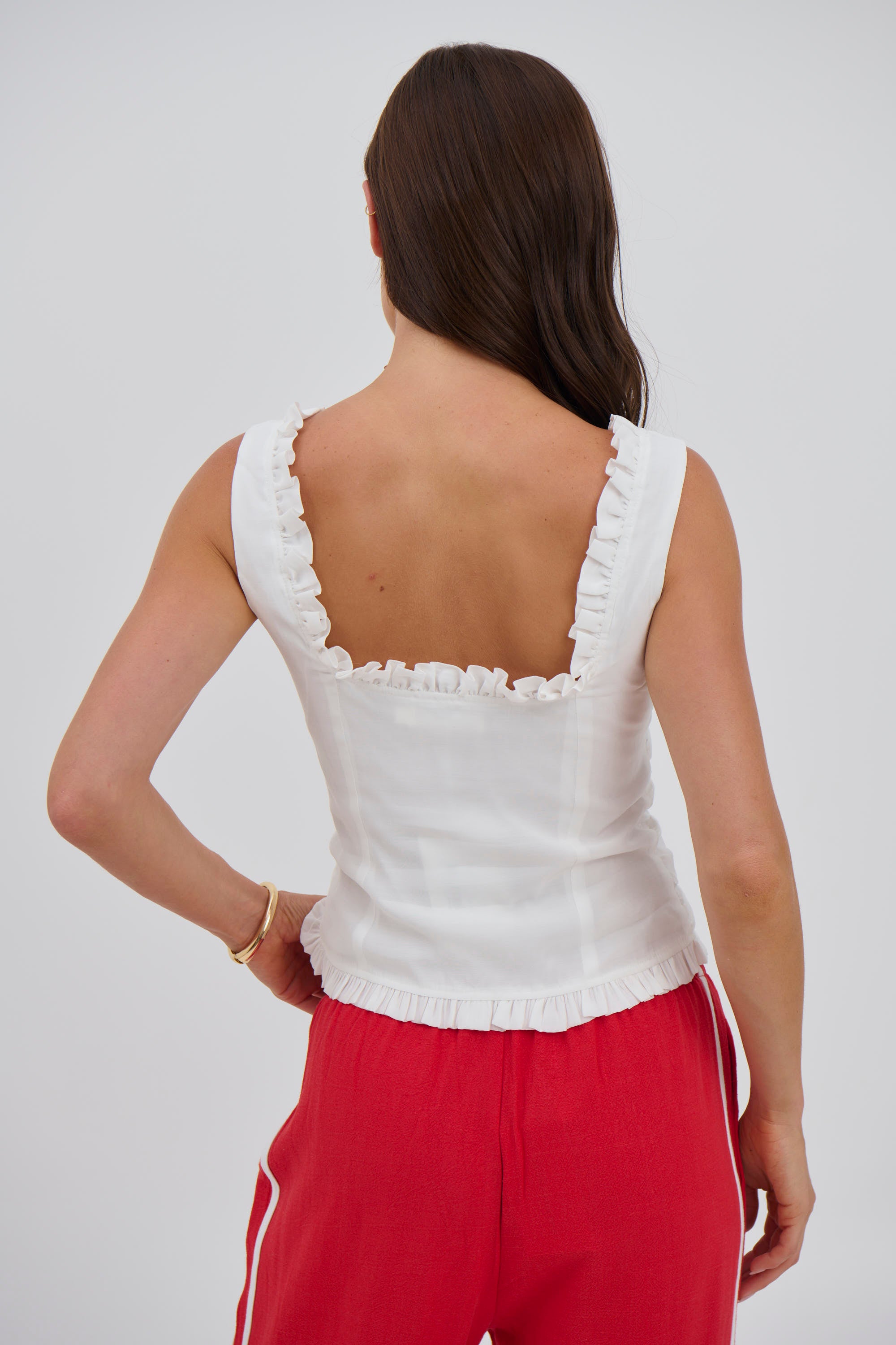Melissa Top White