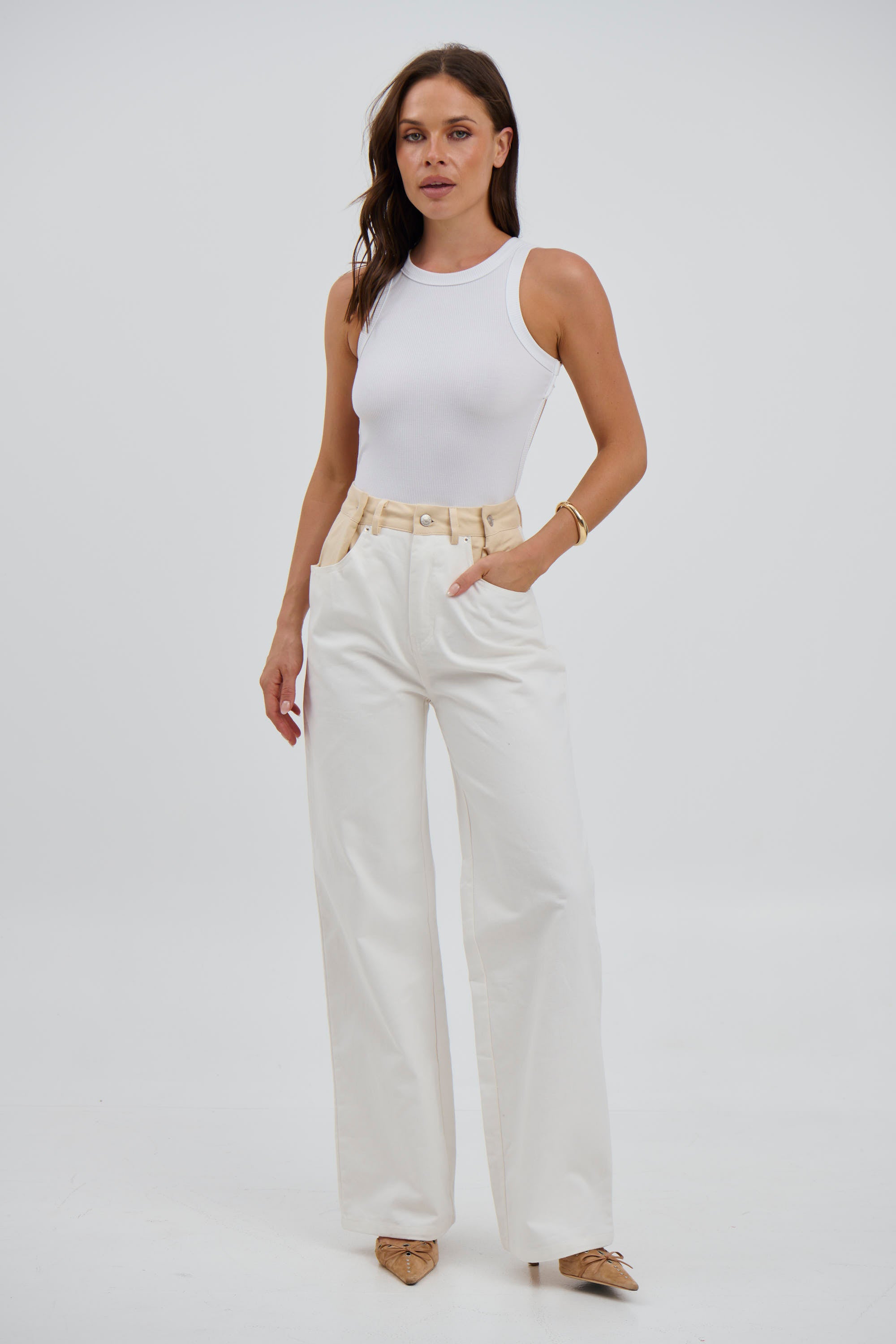 Inez Bodysuit White - FINAL SALE