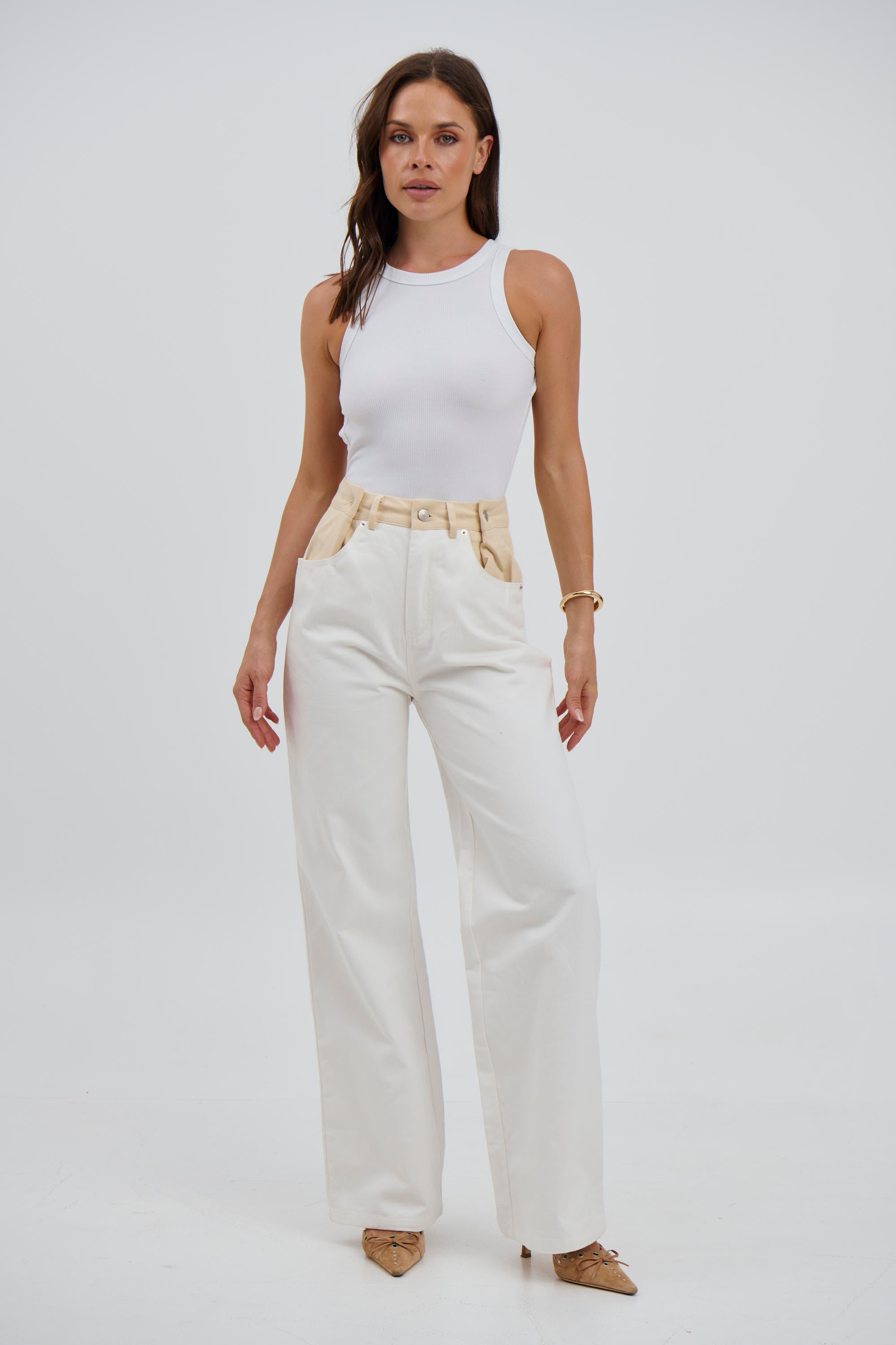 Inez Bodysuit White - FINAL SALE