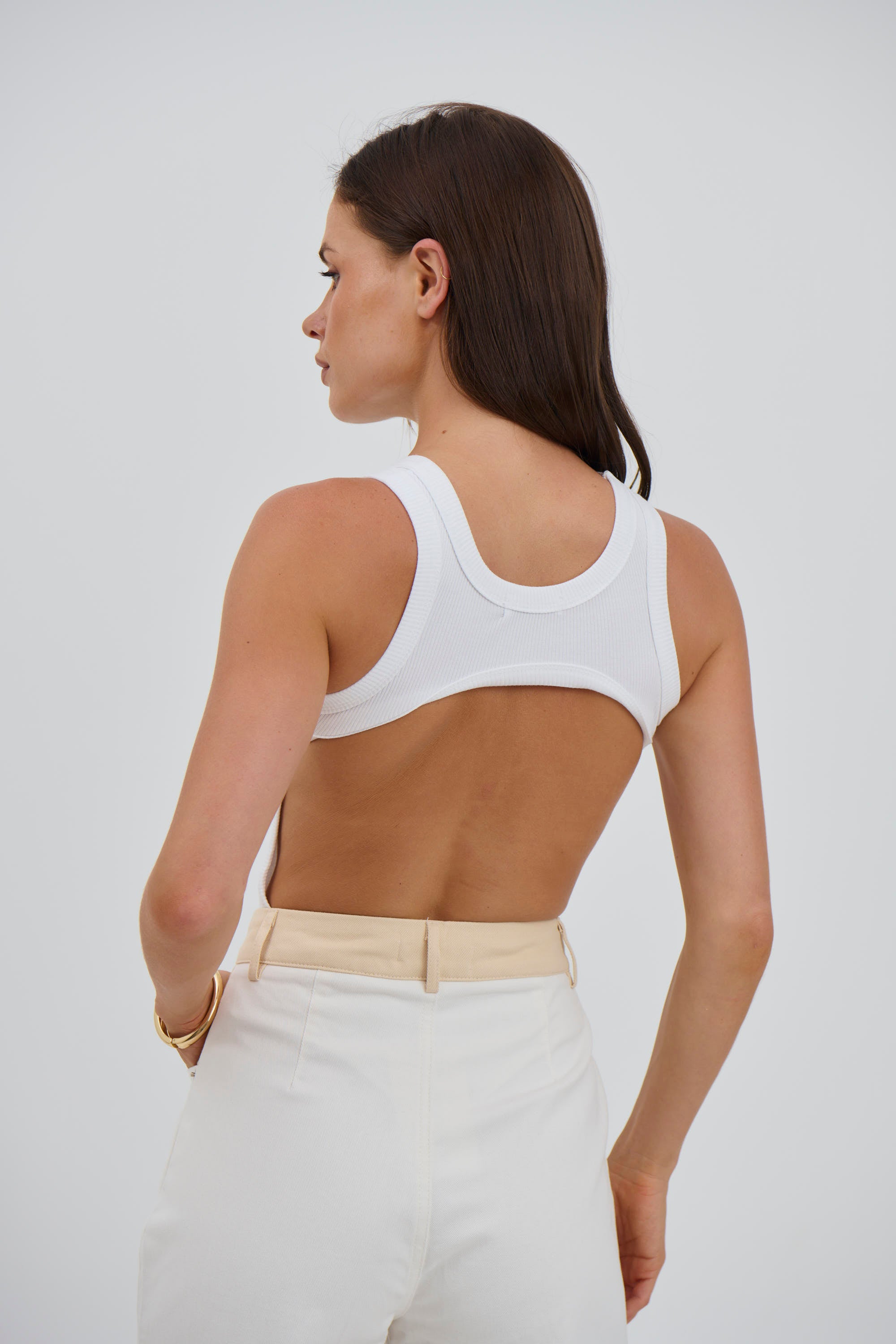 Inez Bodysuit White - FINAL SALE