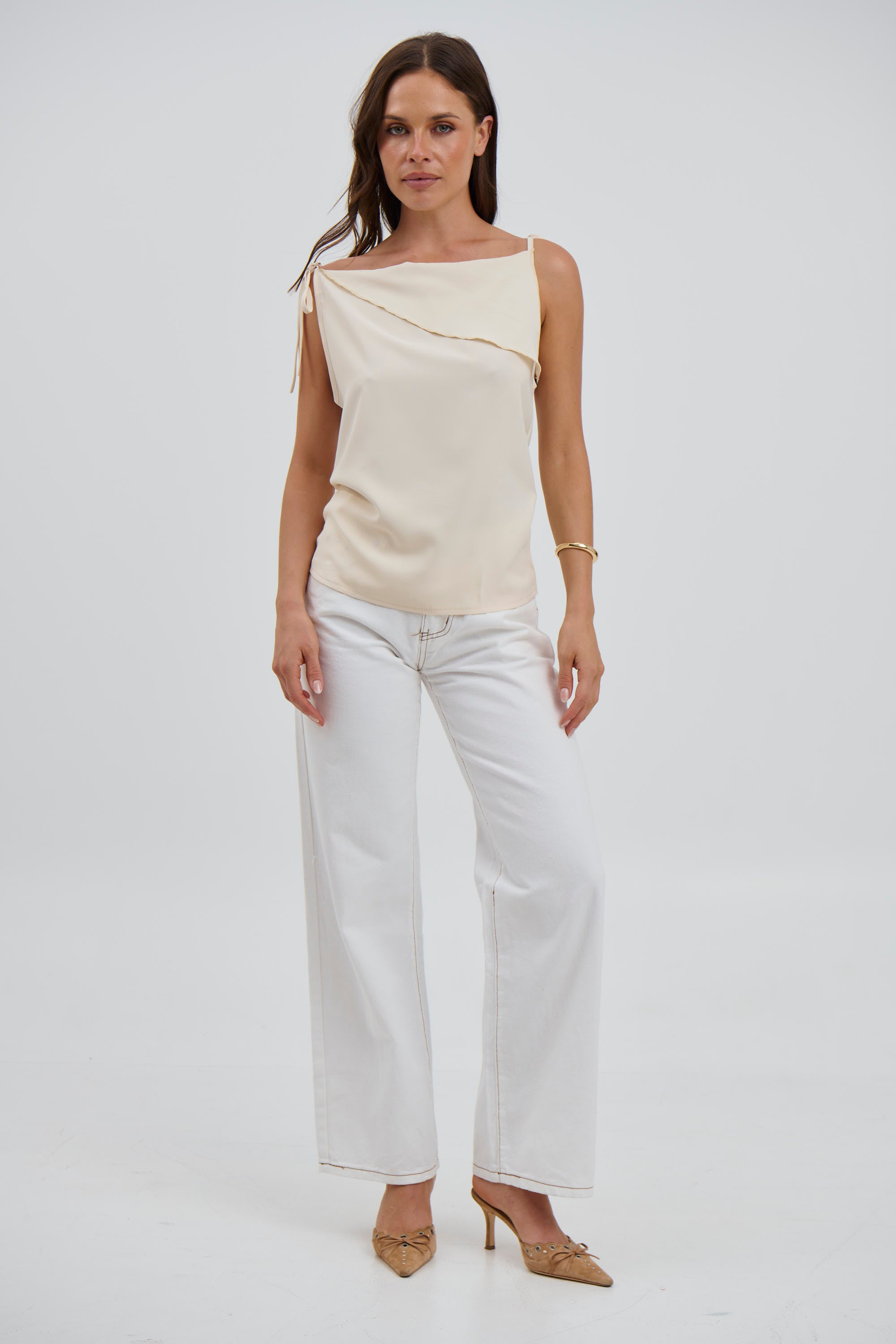 Alison Top Sand - FINAL SALE