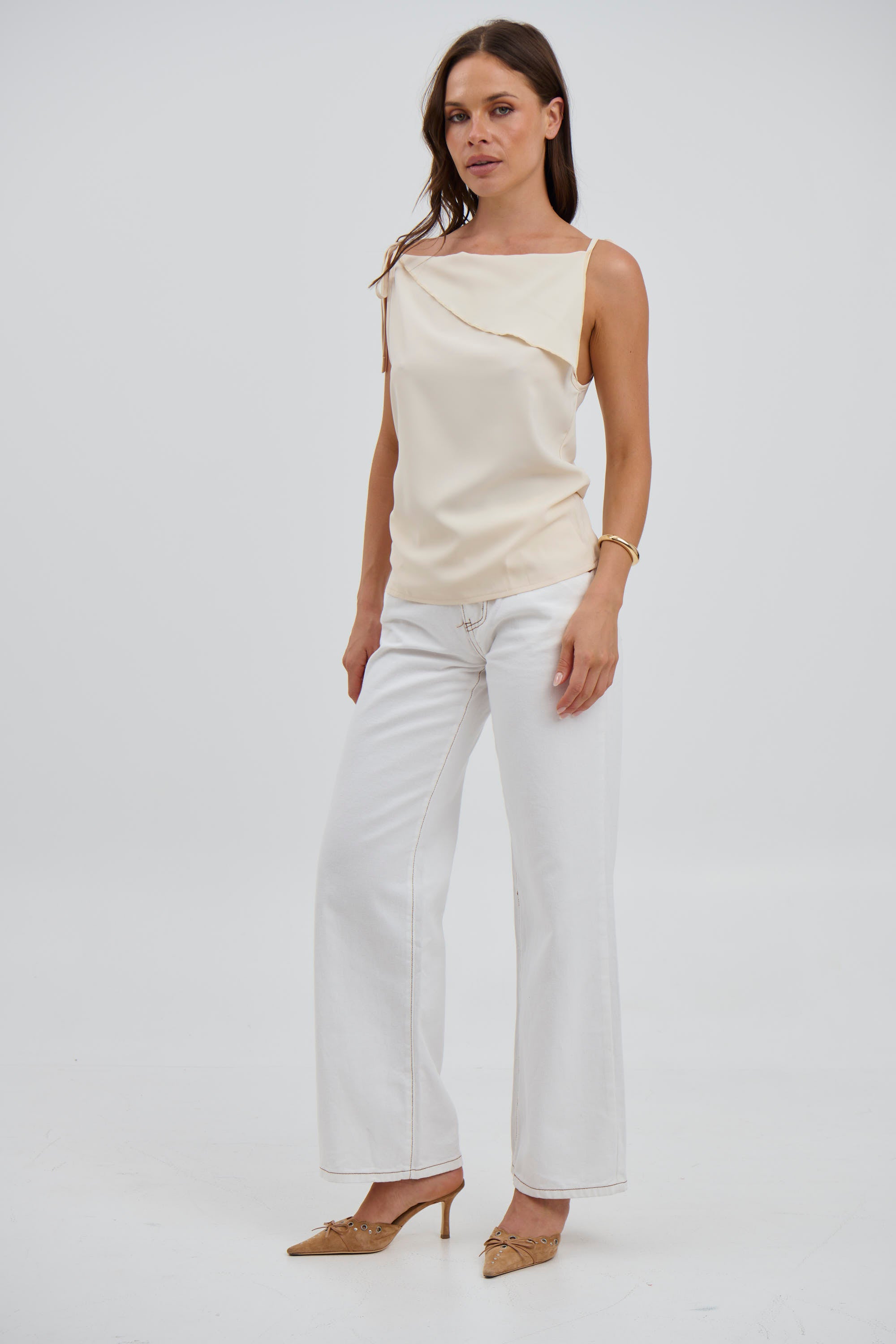 Alison Top Sand - FINAL SALE