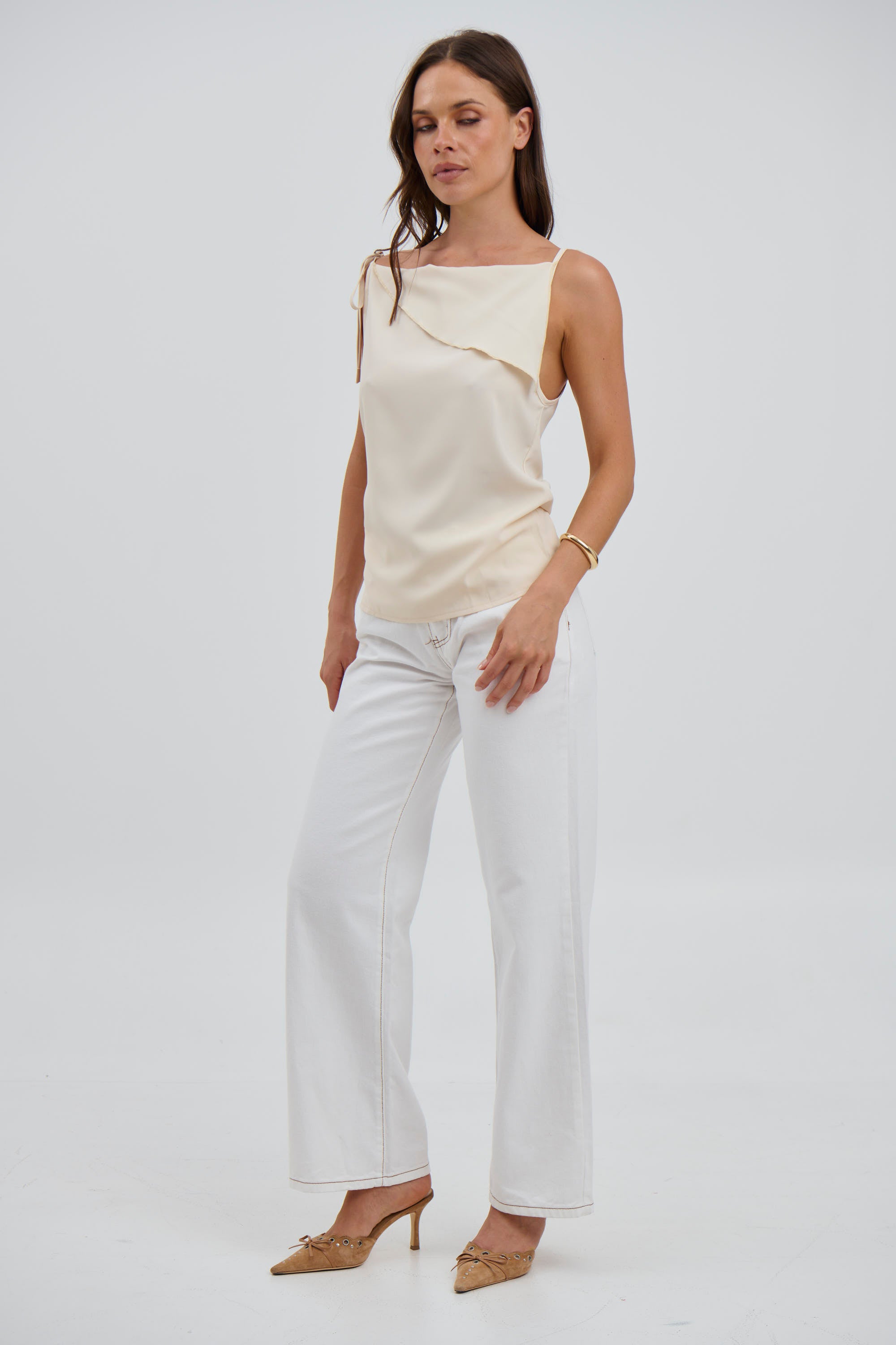 Alison Top Sand - FINAL SALE