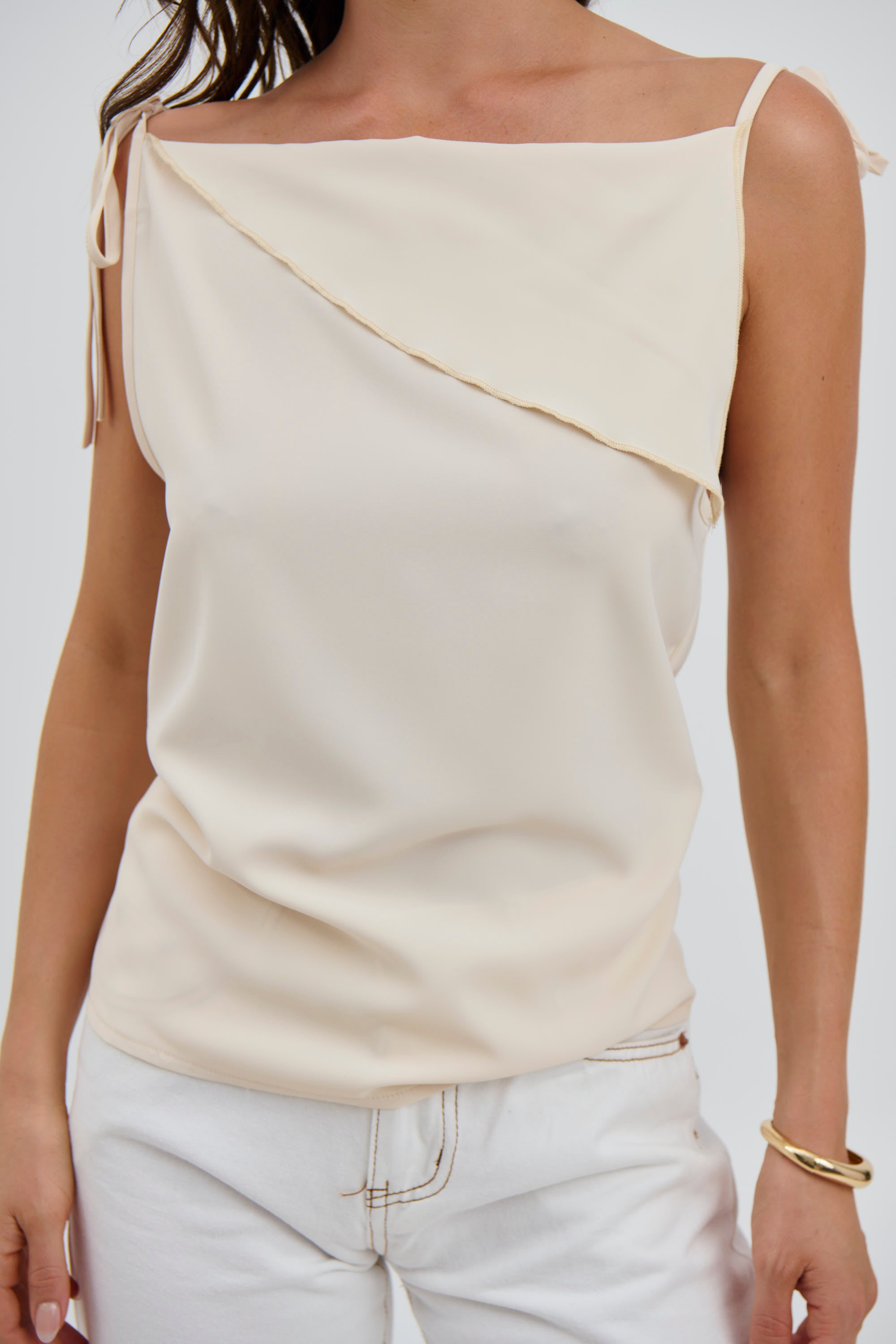 Alison Top Sand - FINAL SALE