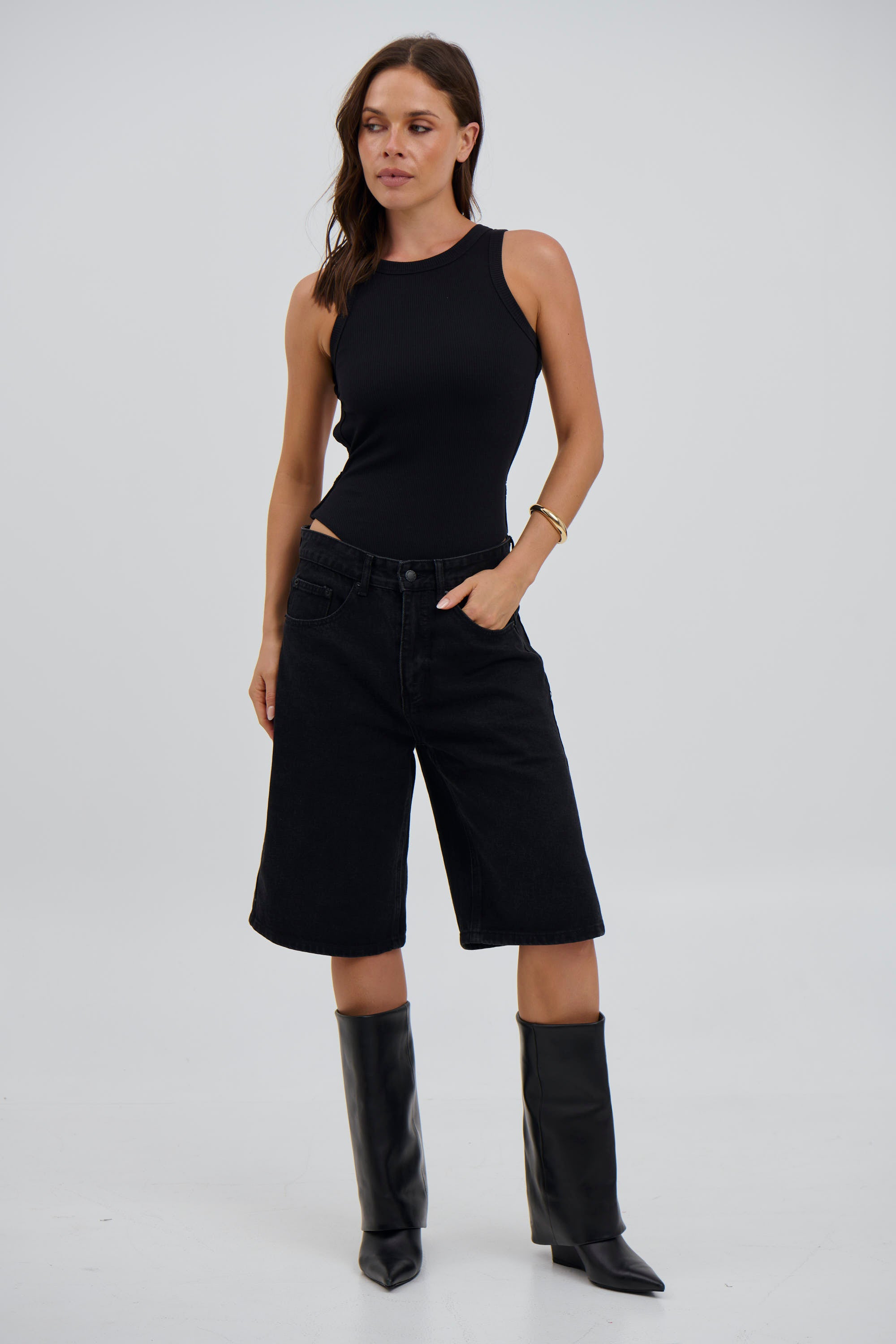 Inez Bodysuit Black - FINAL SALE