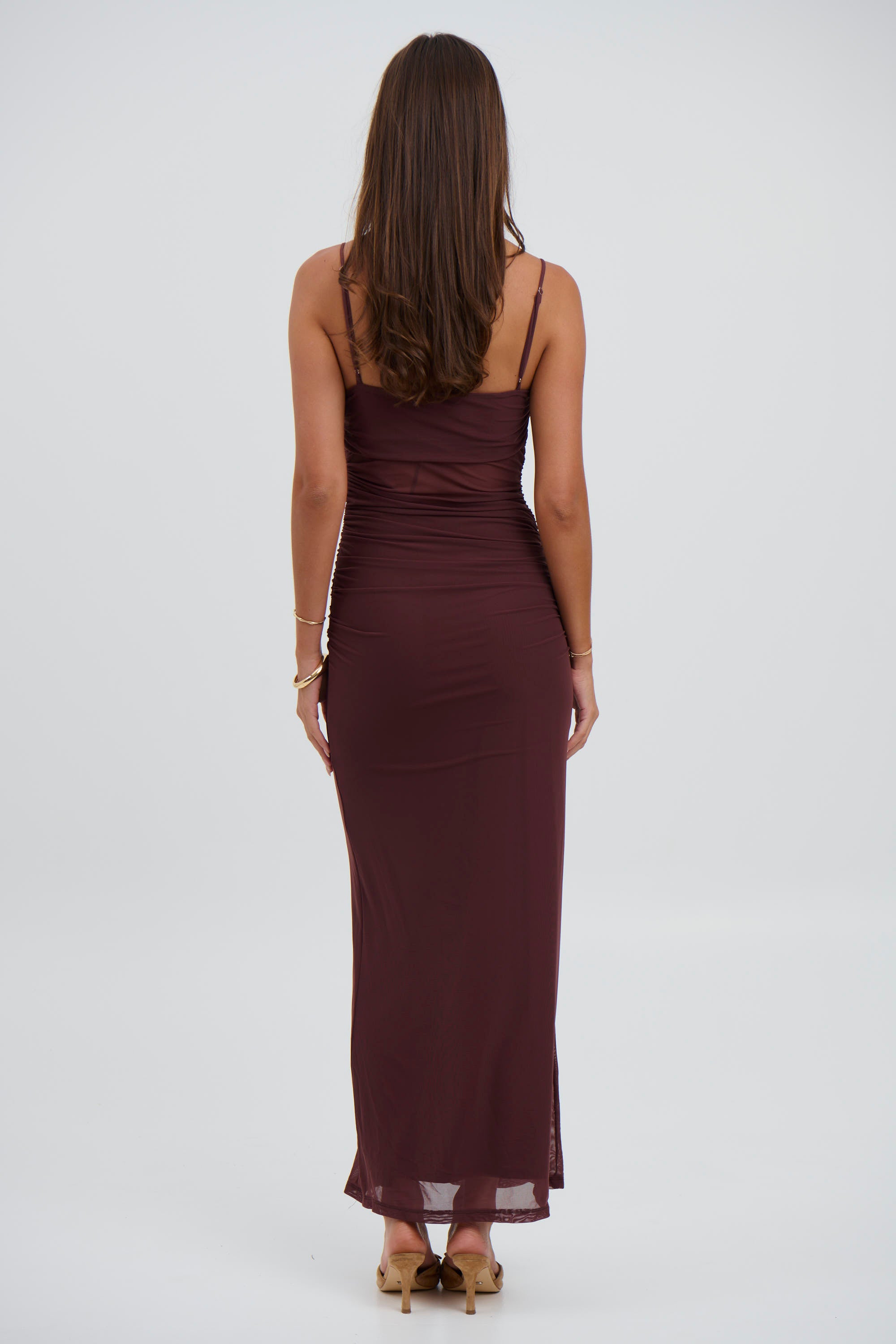Rumi Maxi Dress Chocolate - FINAL SALE