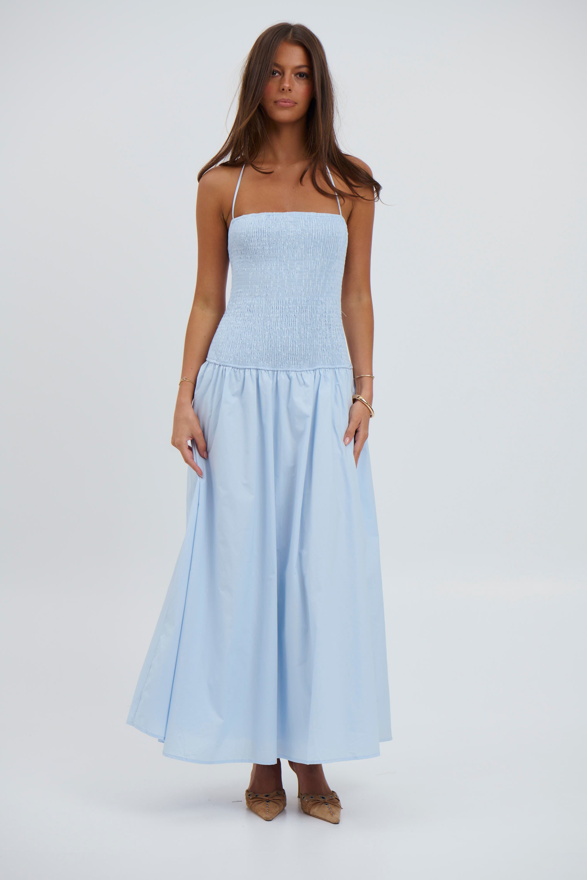 Krystal Maxi Dress Sky - FINAL SALE