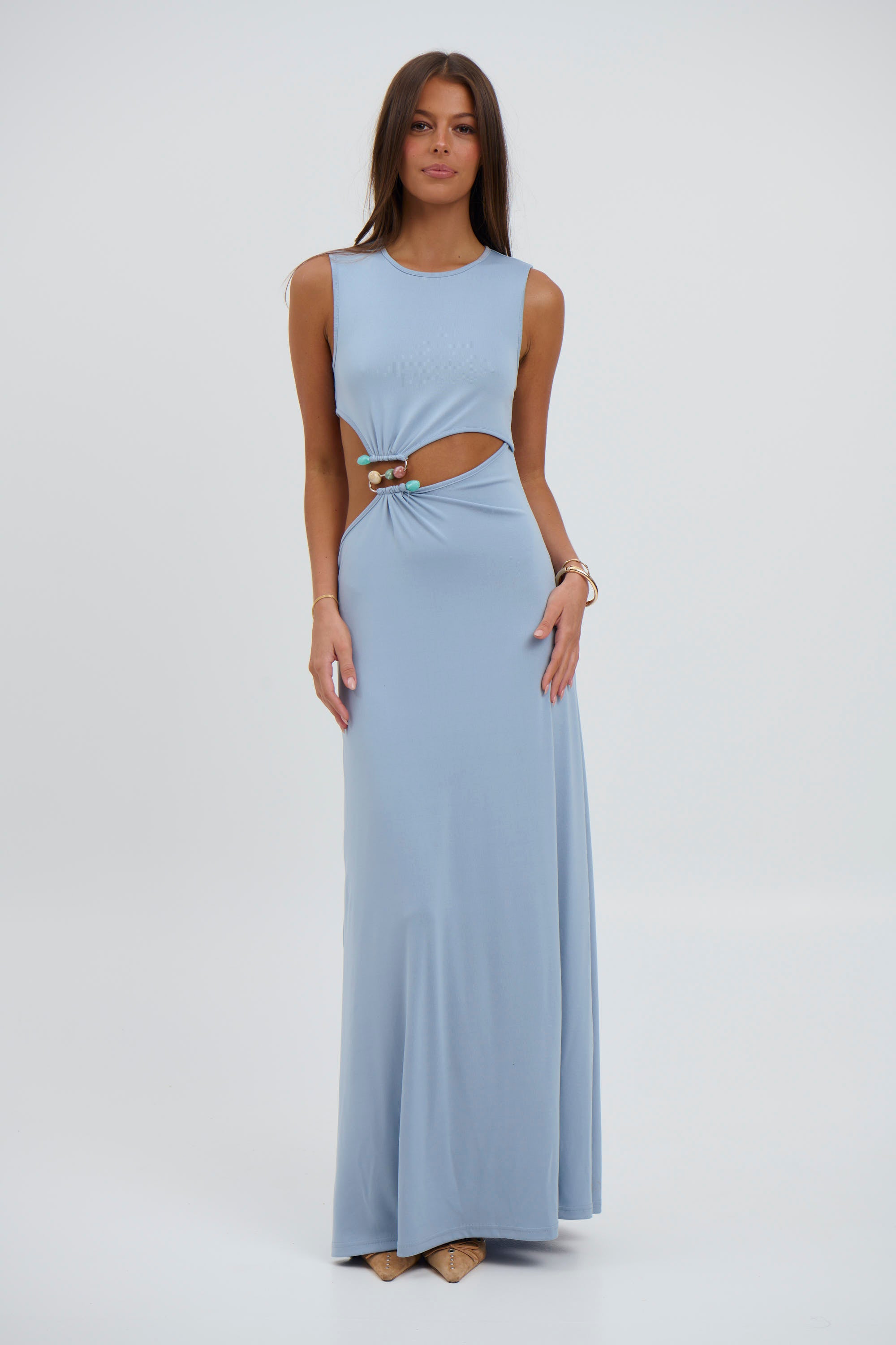 Beth Maxi Dress Sky - FINAL SALE