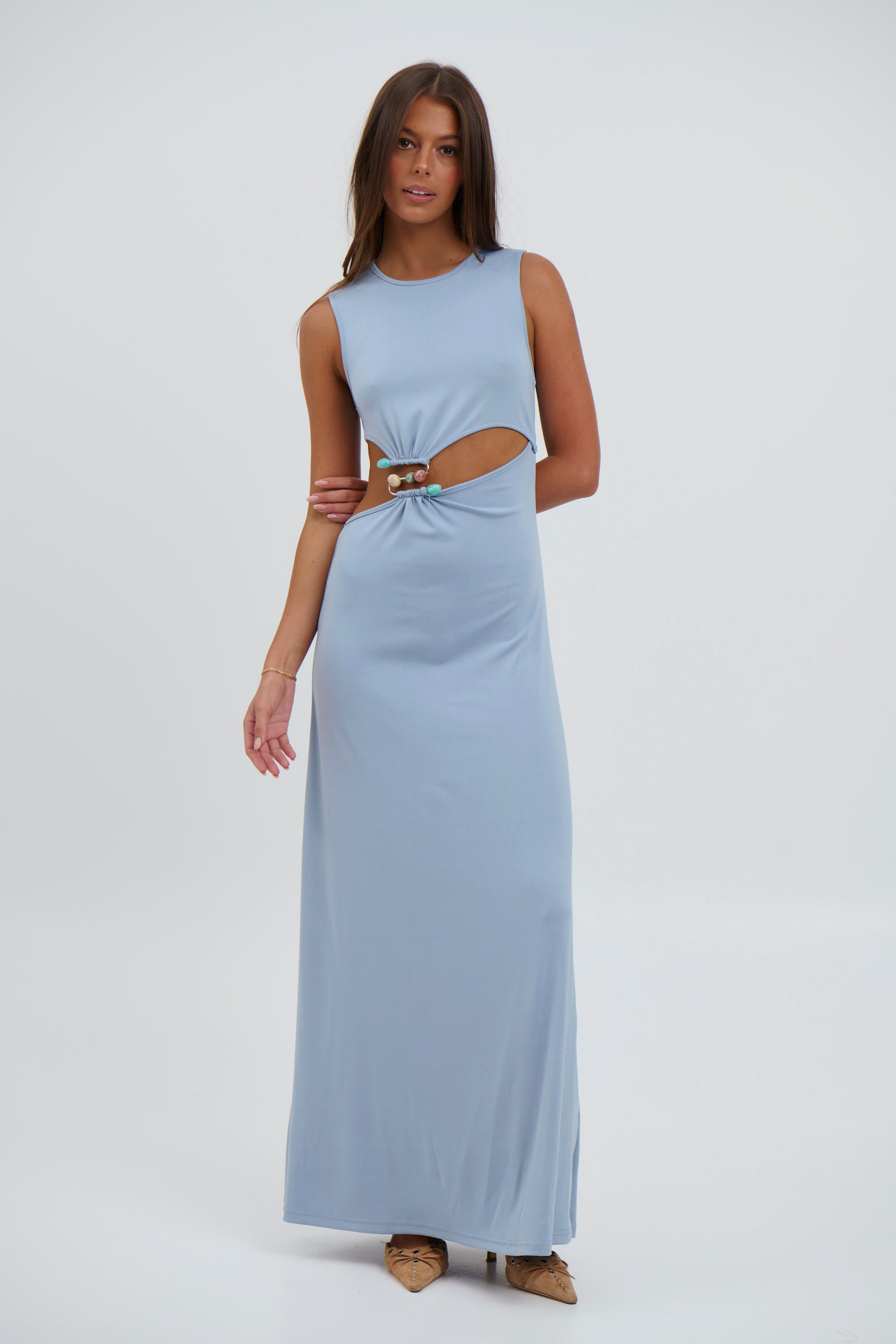 Beth Maxi Dress Sky - FINAL SALE