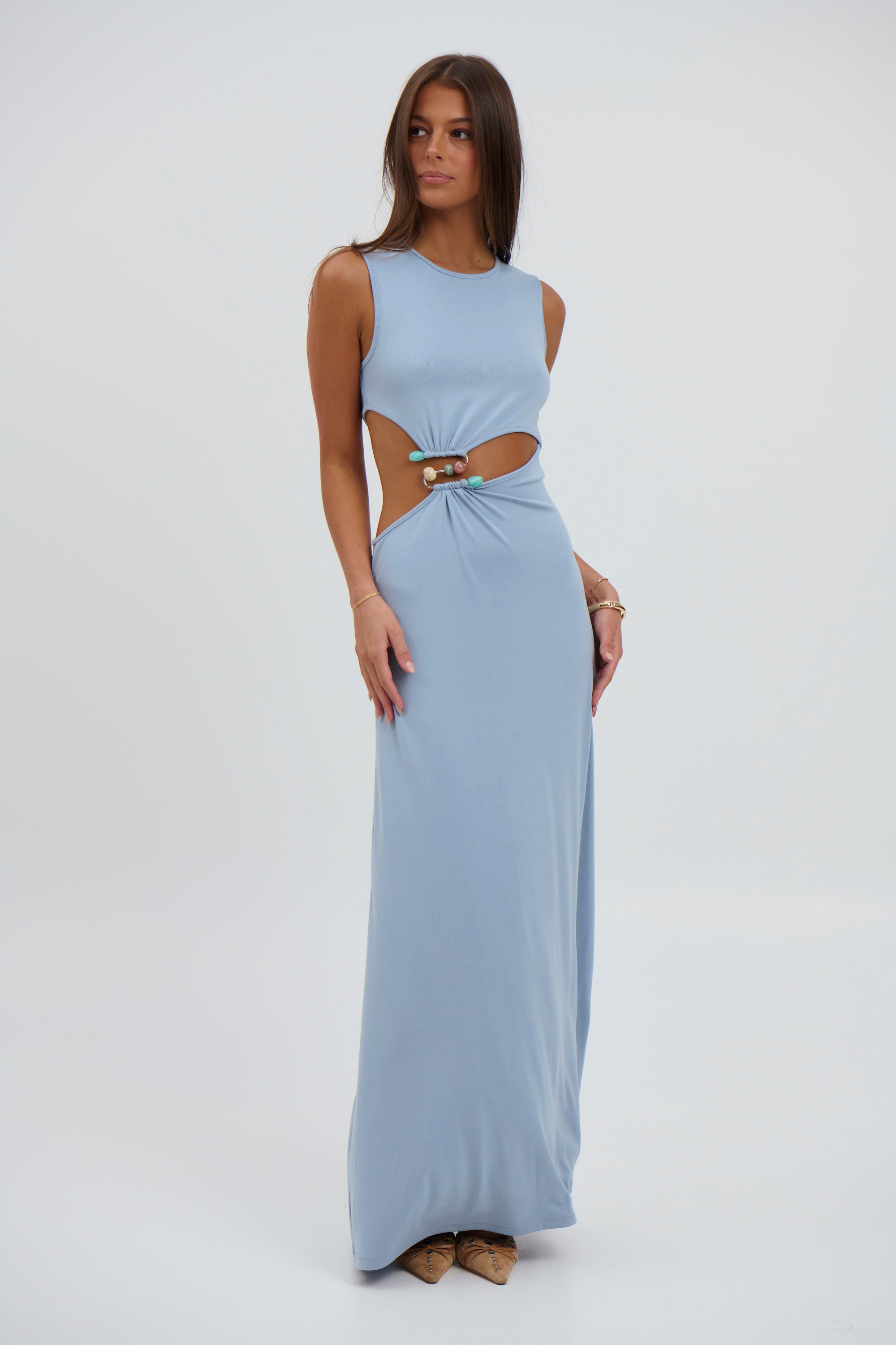 Beth Maxi Dress Sky - FINAL SALE