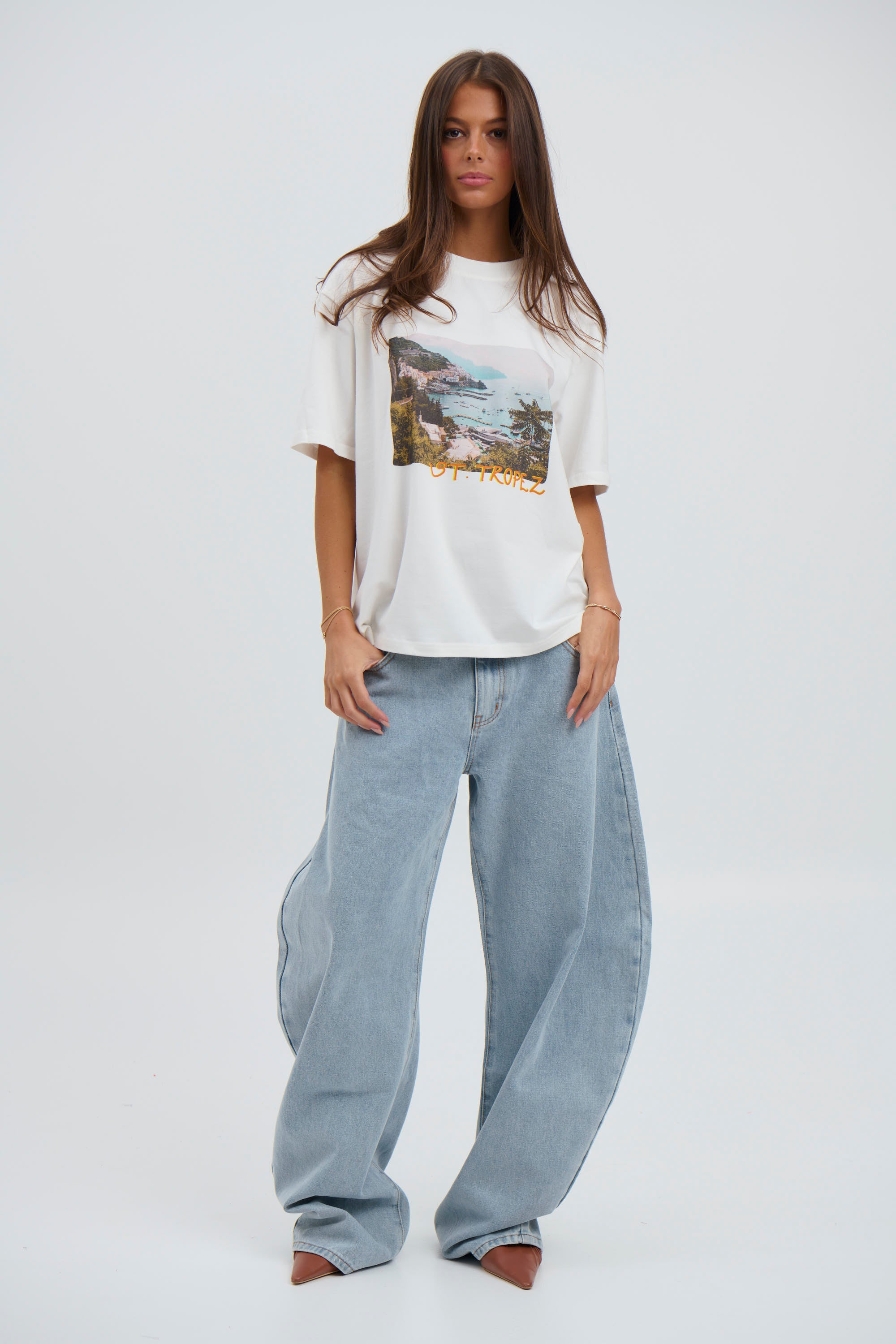 St Tropez Top White - FINAL SALE