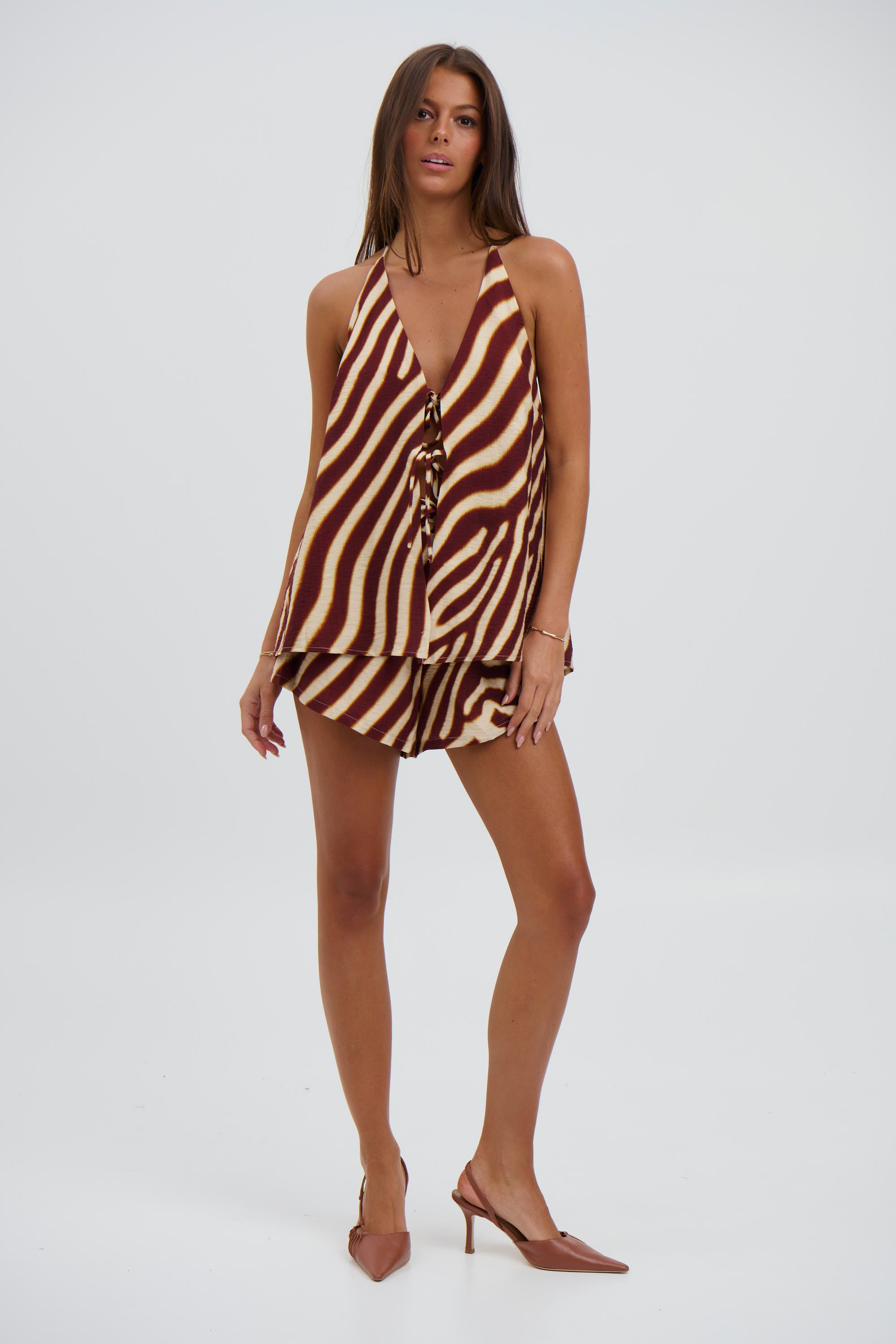 Octavia Short Montie Choc - FINAL SALE
