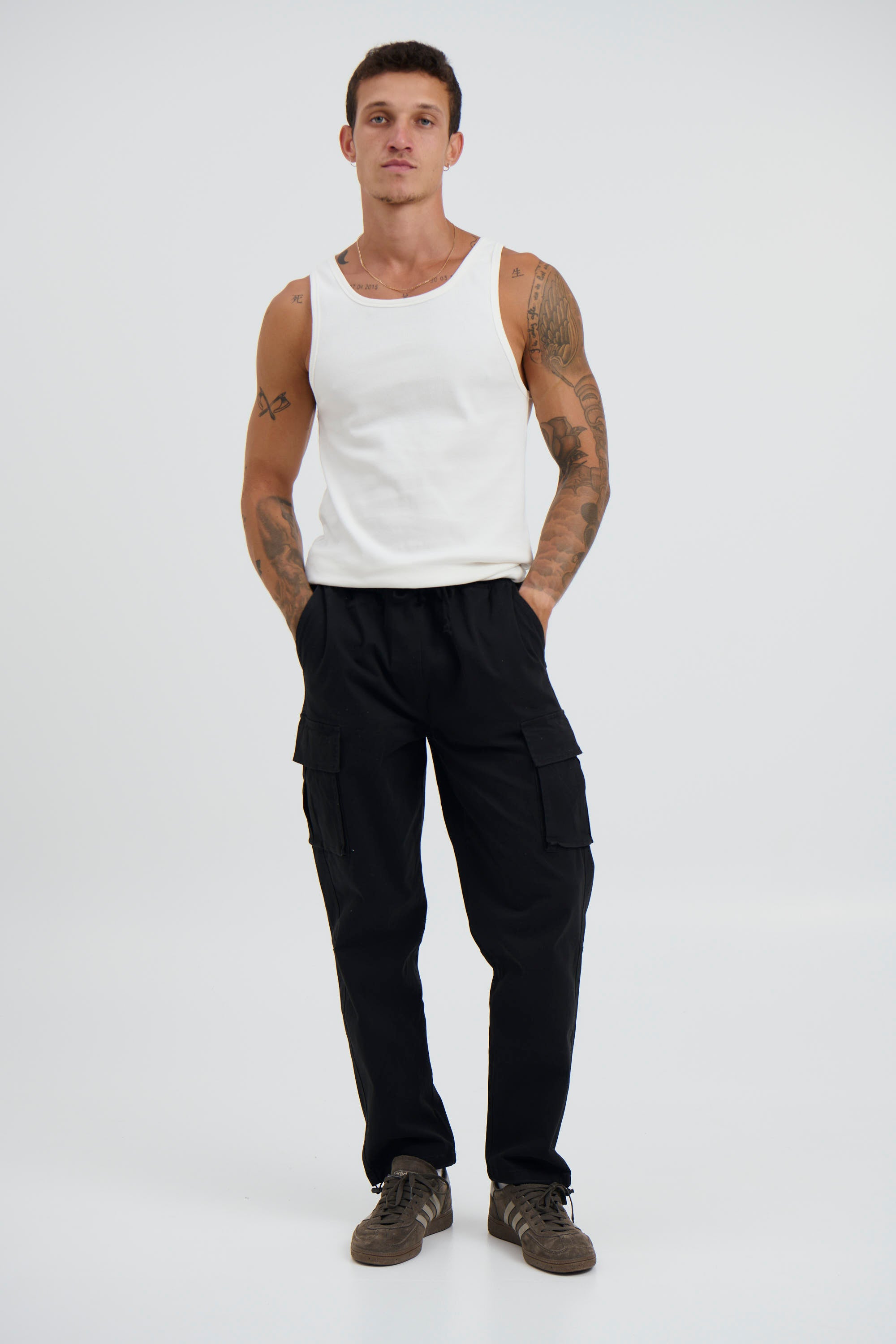 Relaxed Cargo Pant Black