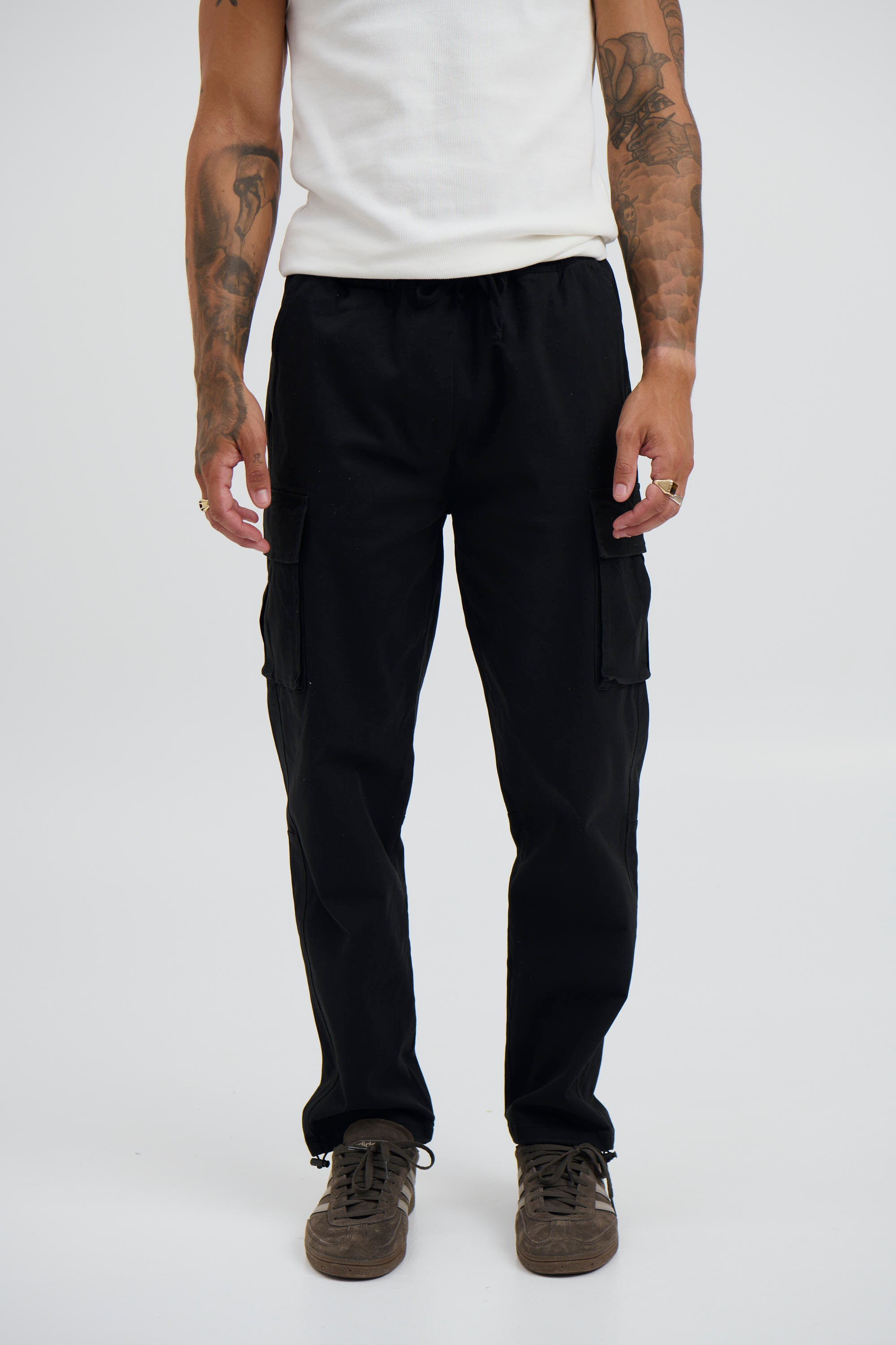 Relaxed Cargo Pant Black