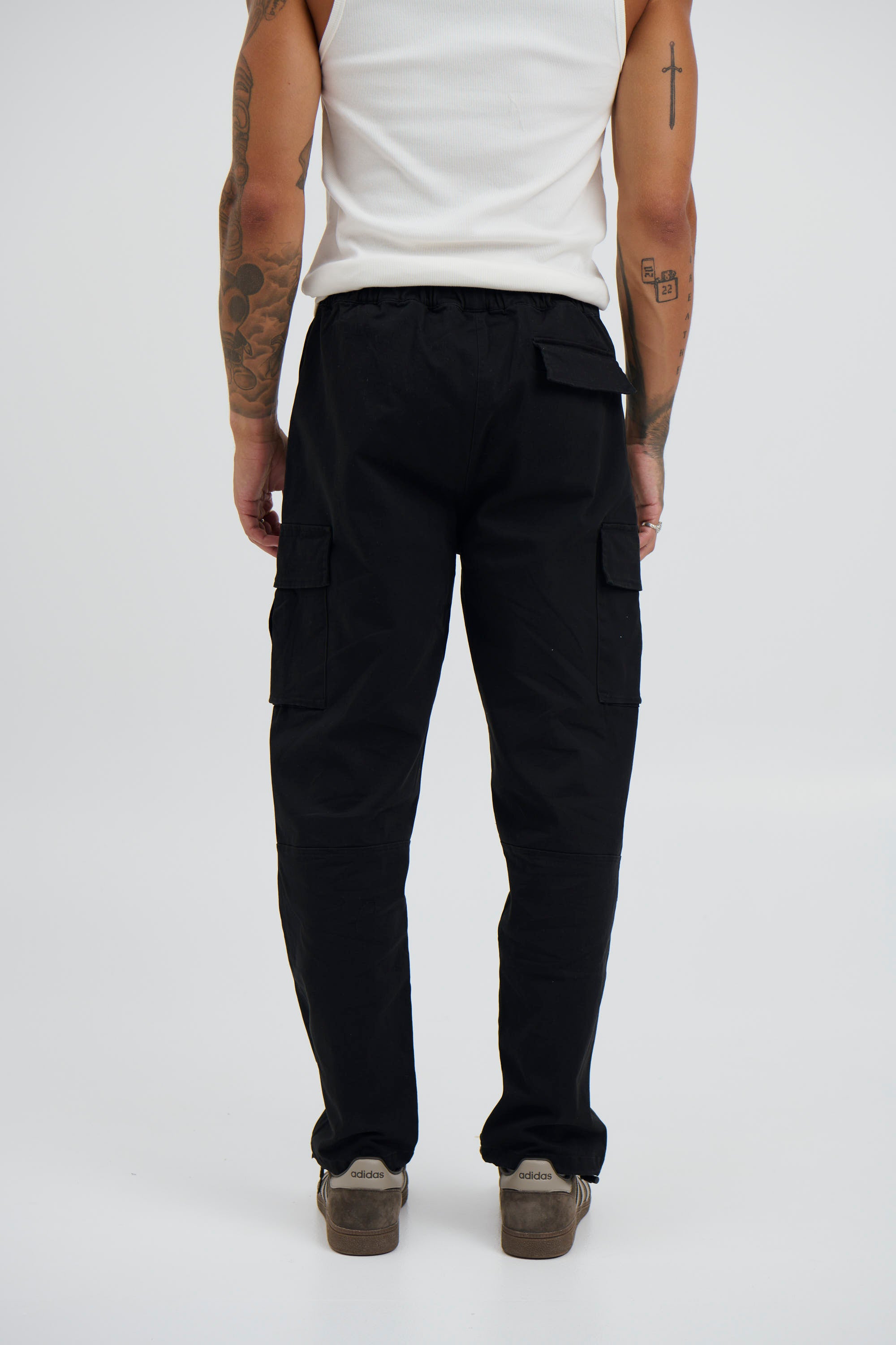 Relaxed Cargo Pant Black