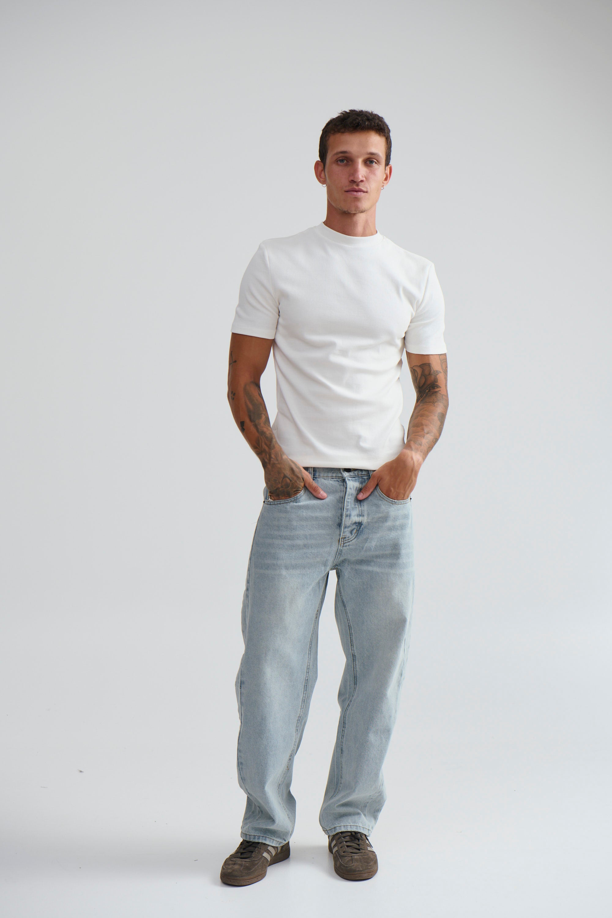 Cooper Fitted Tee White