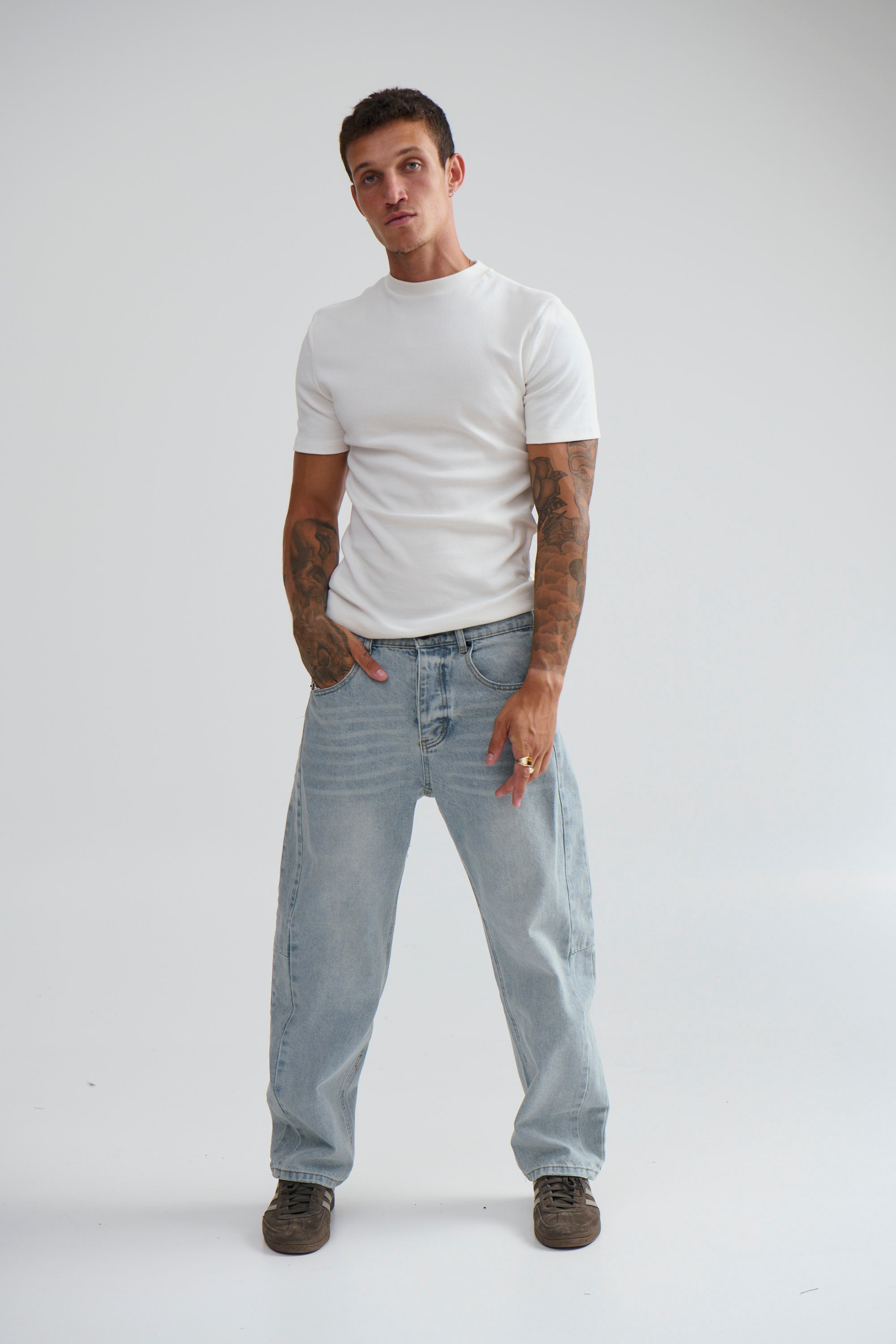 Cooper Fitted Tee White