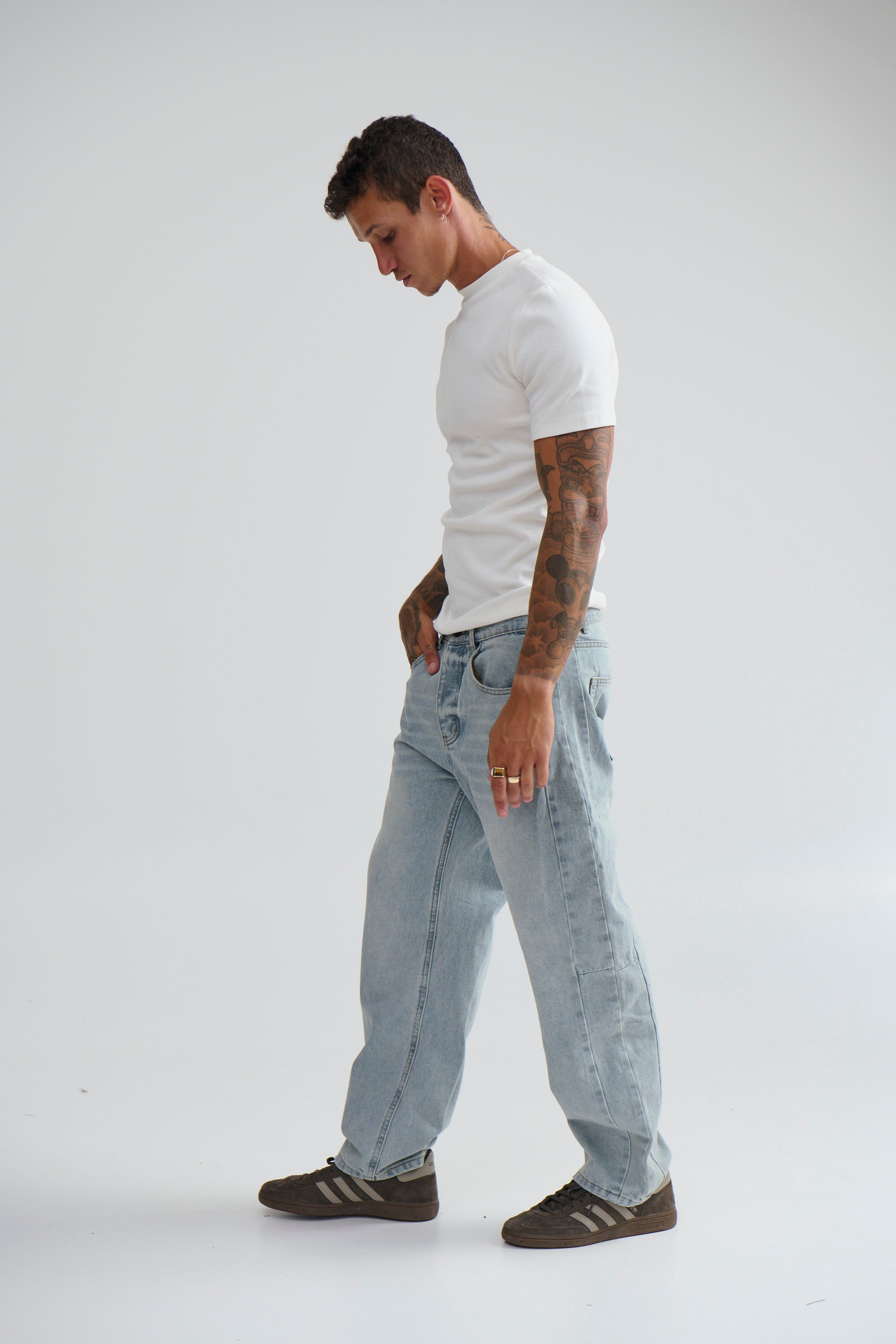 Cooper Fitted Tee White