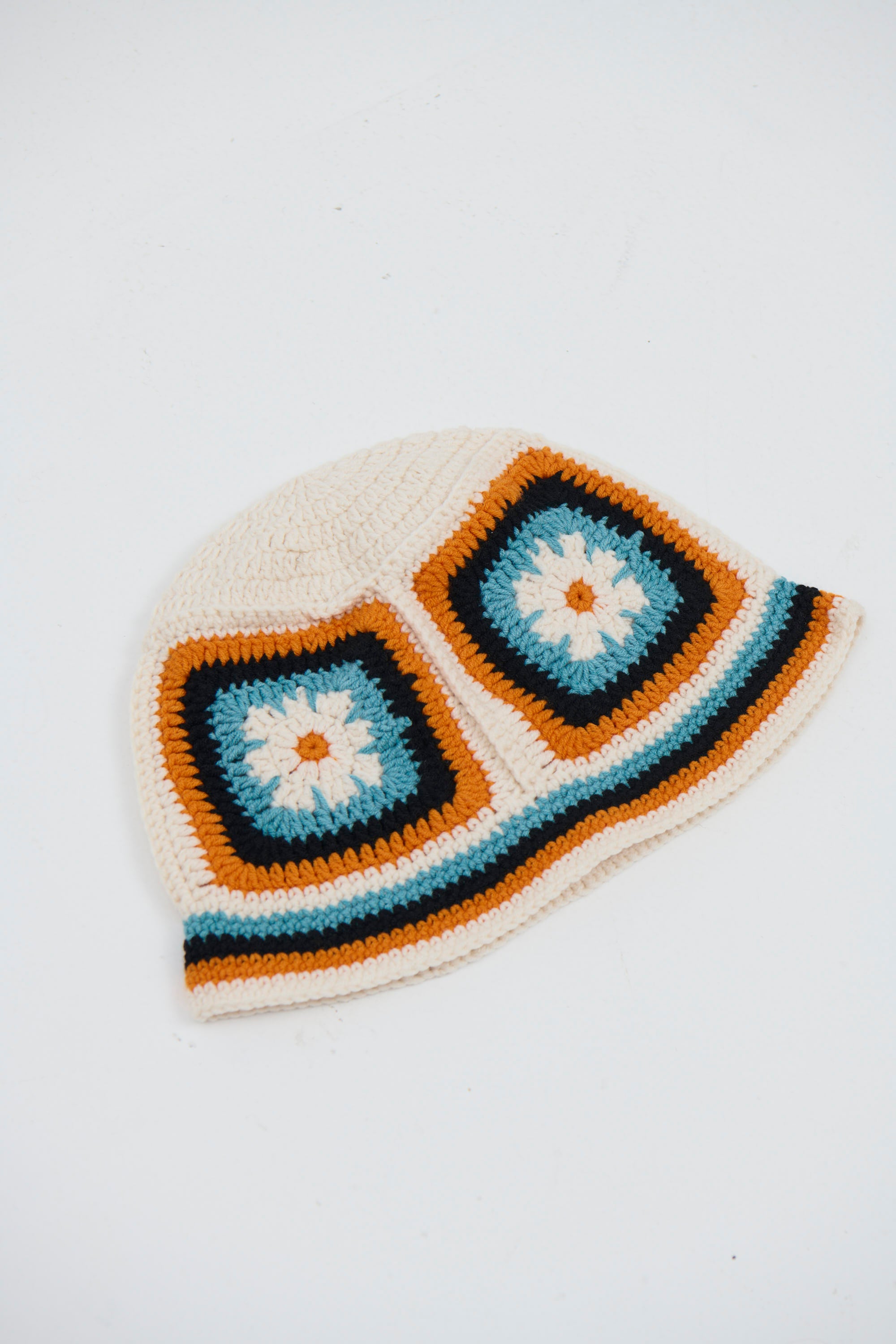 Crochet Bucket Hat Japanese Flower - FINAL SALE