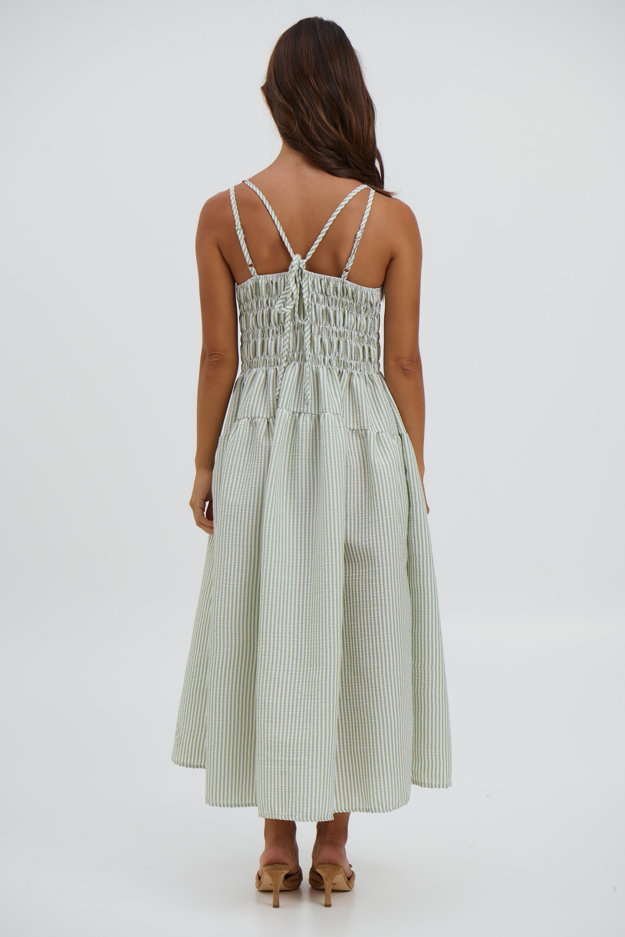Melrose Dress Sage - FINAL SALE