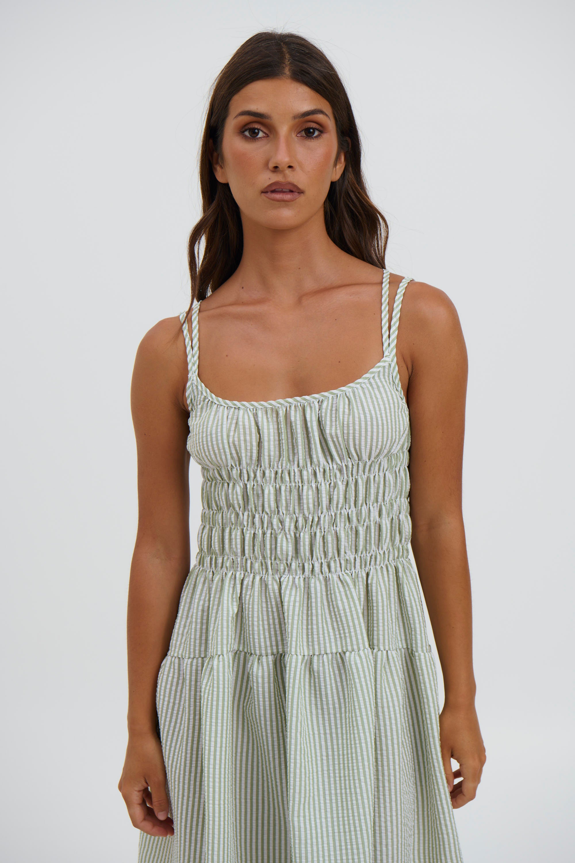 Melrose Dress Sage - FINAL SALE