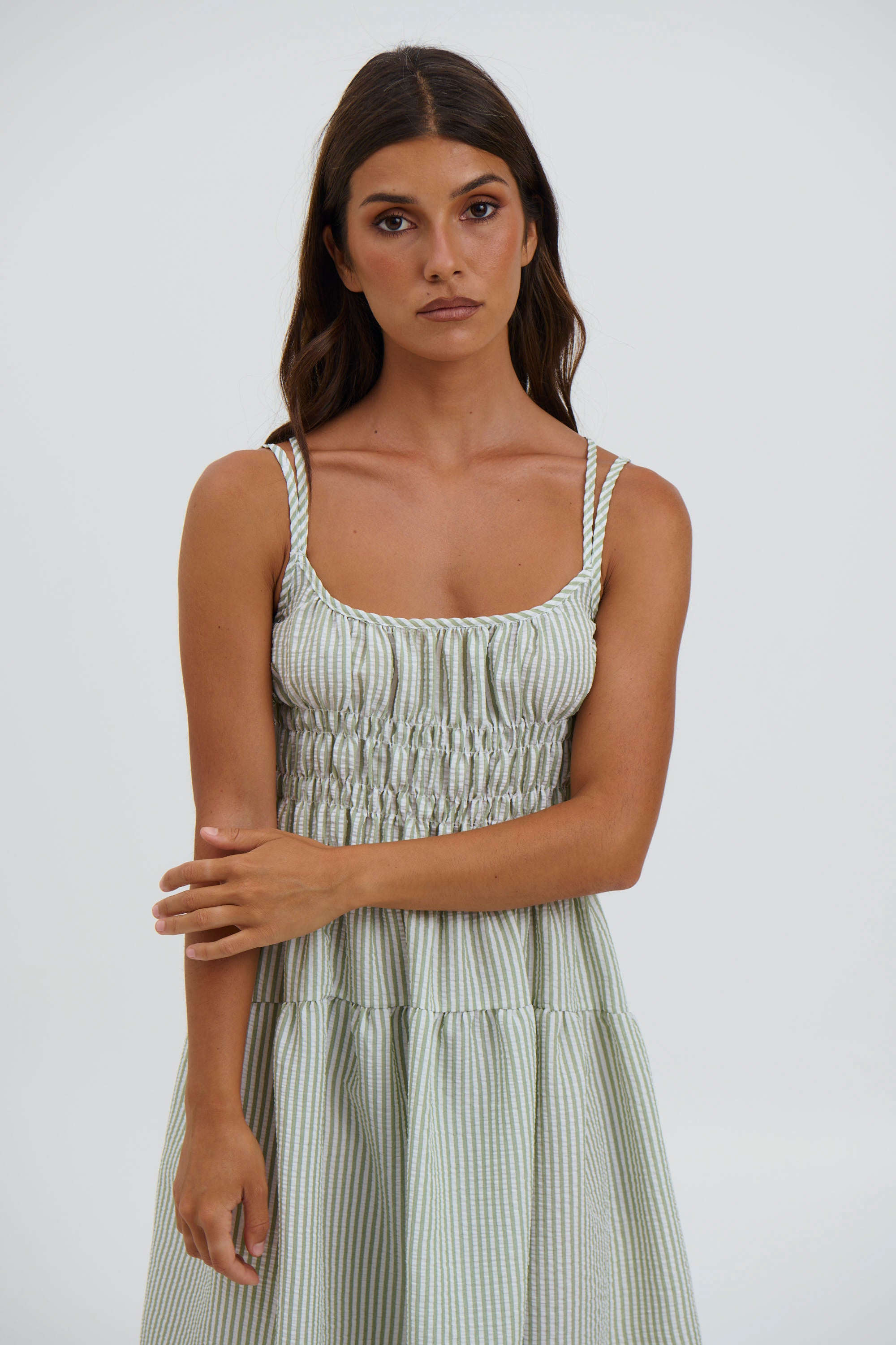 Melrose Dress Sage - FINAL SALE