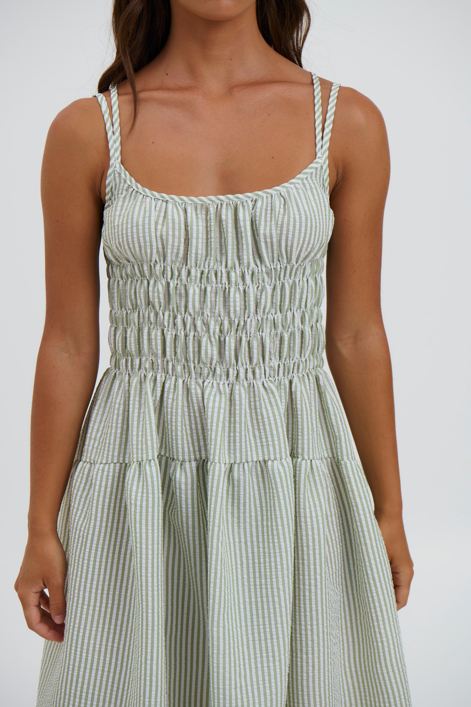 Melrose Dress Sage - FINAL SALE