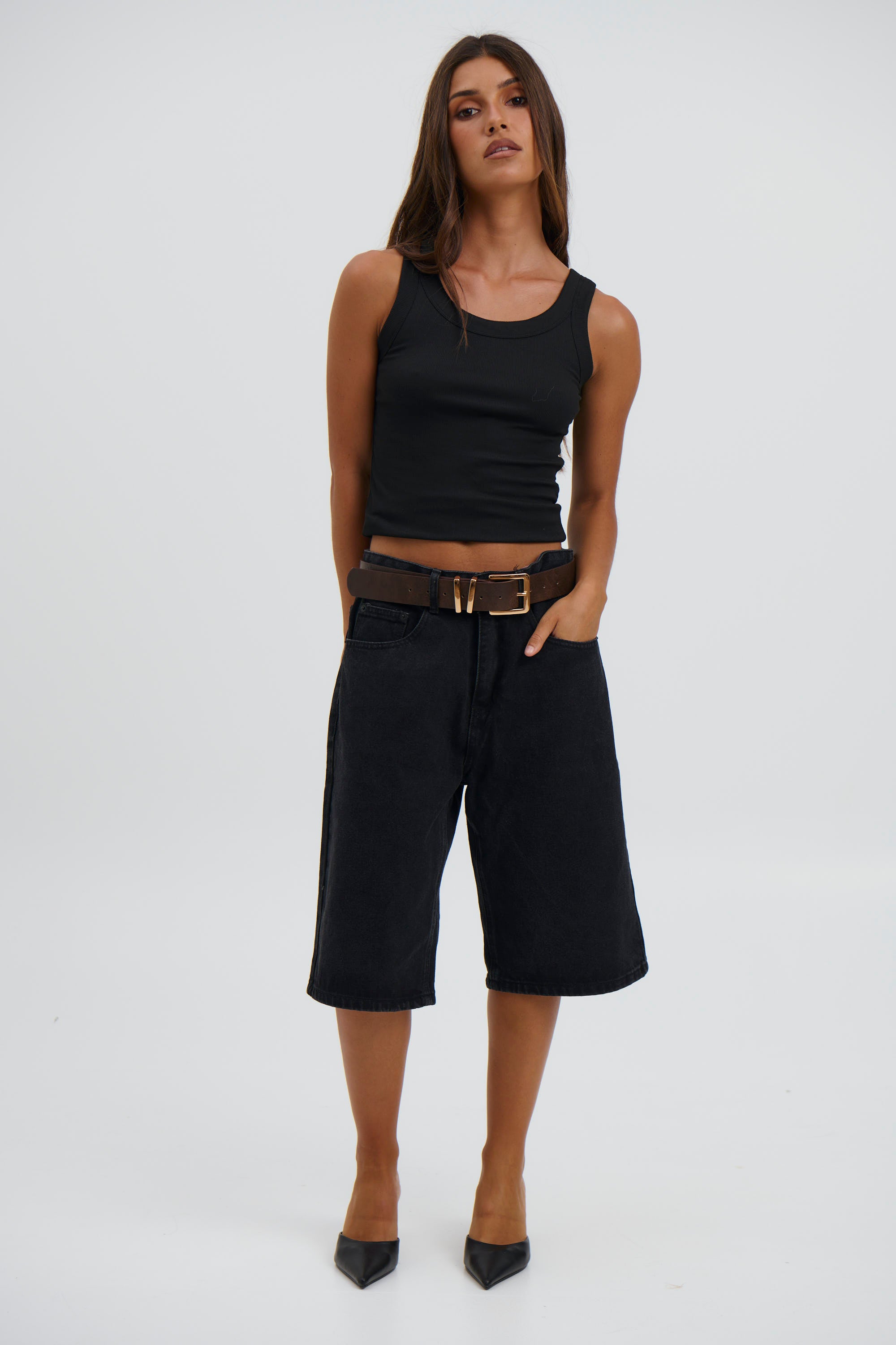 Ashlee Tank Black