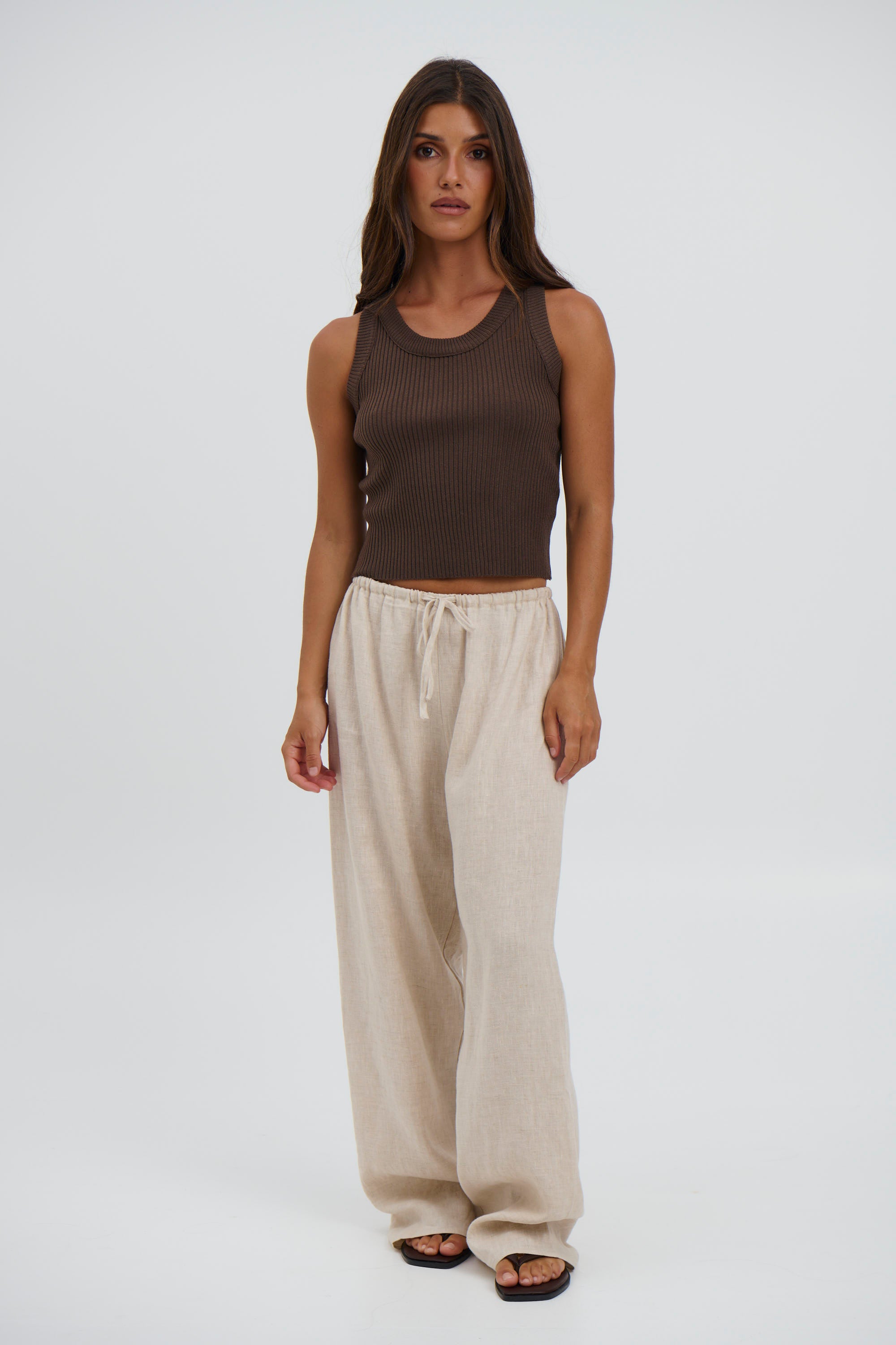 Thessy Tank Chocolate - FINAL SALE