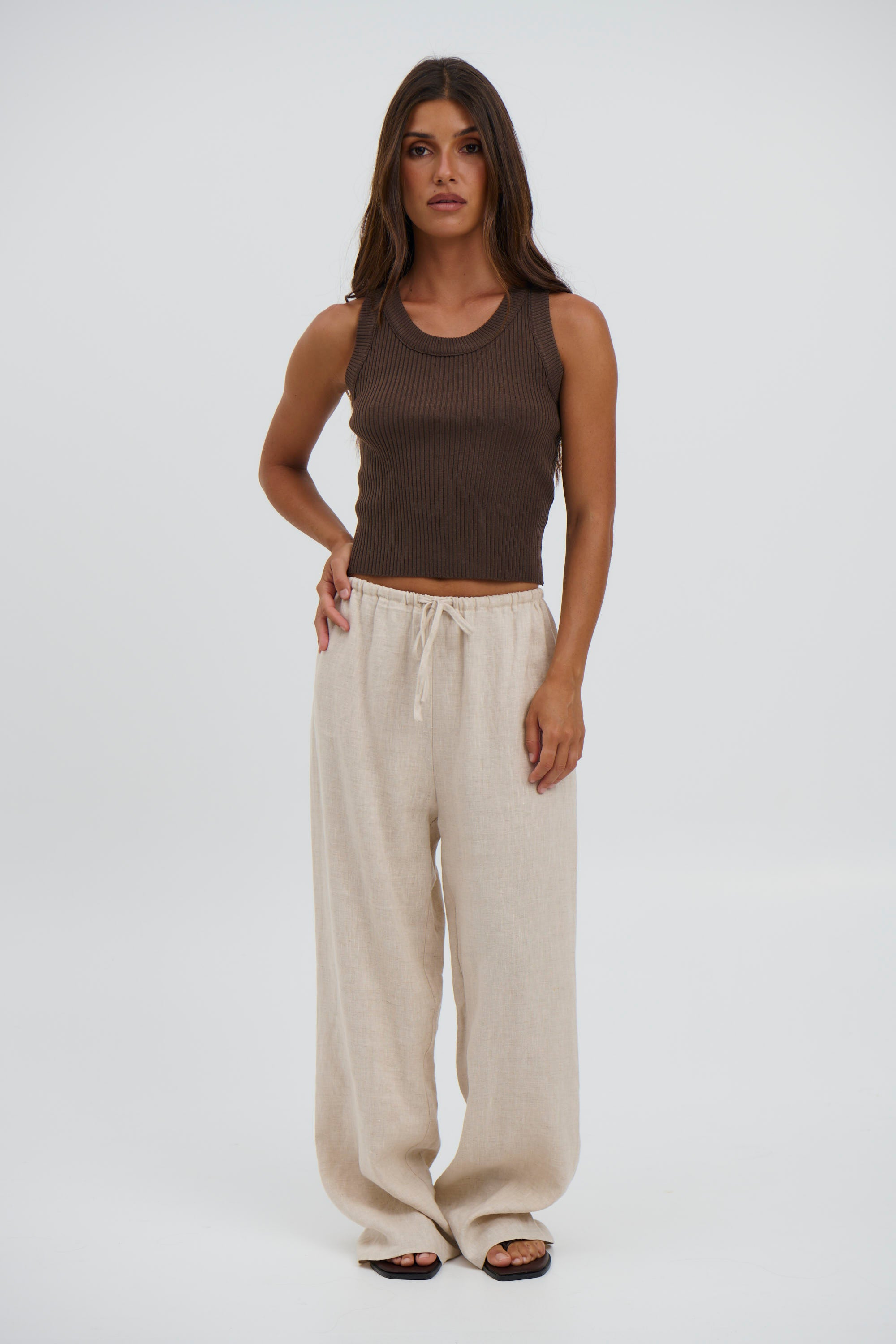 Thessy Tank Chocolate - FINAL SALE