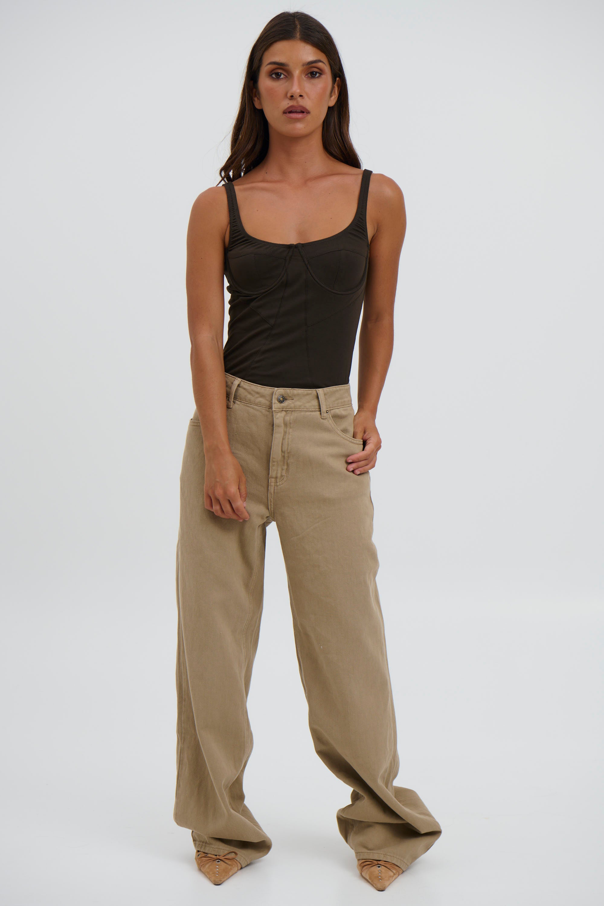 Je Taime Bodysuit Chocolate