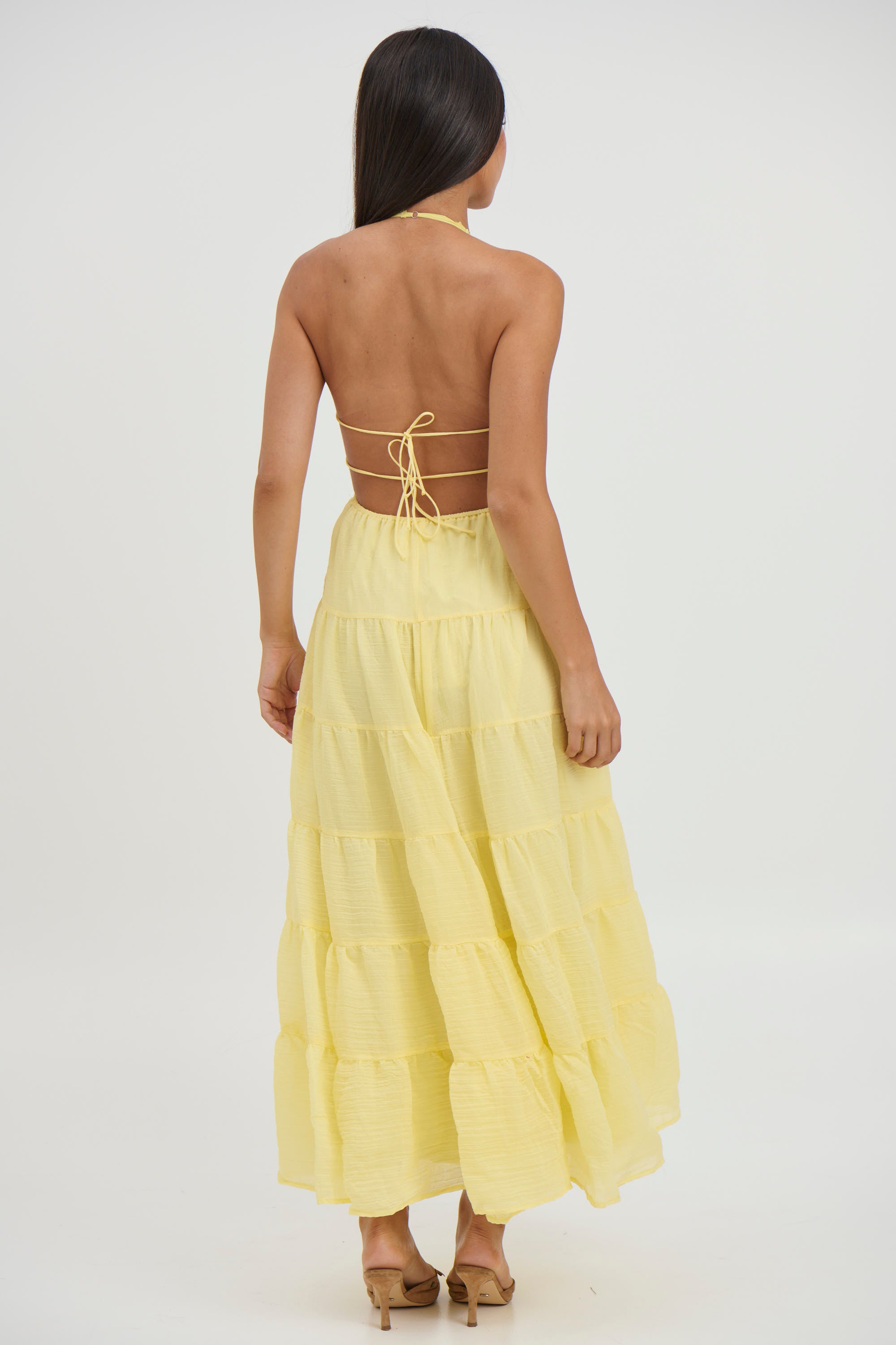 Esther Maxi Dress Lemon - FINAL SALE