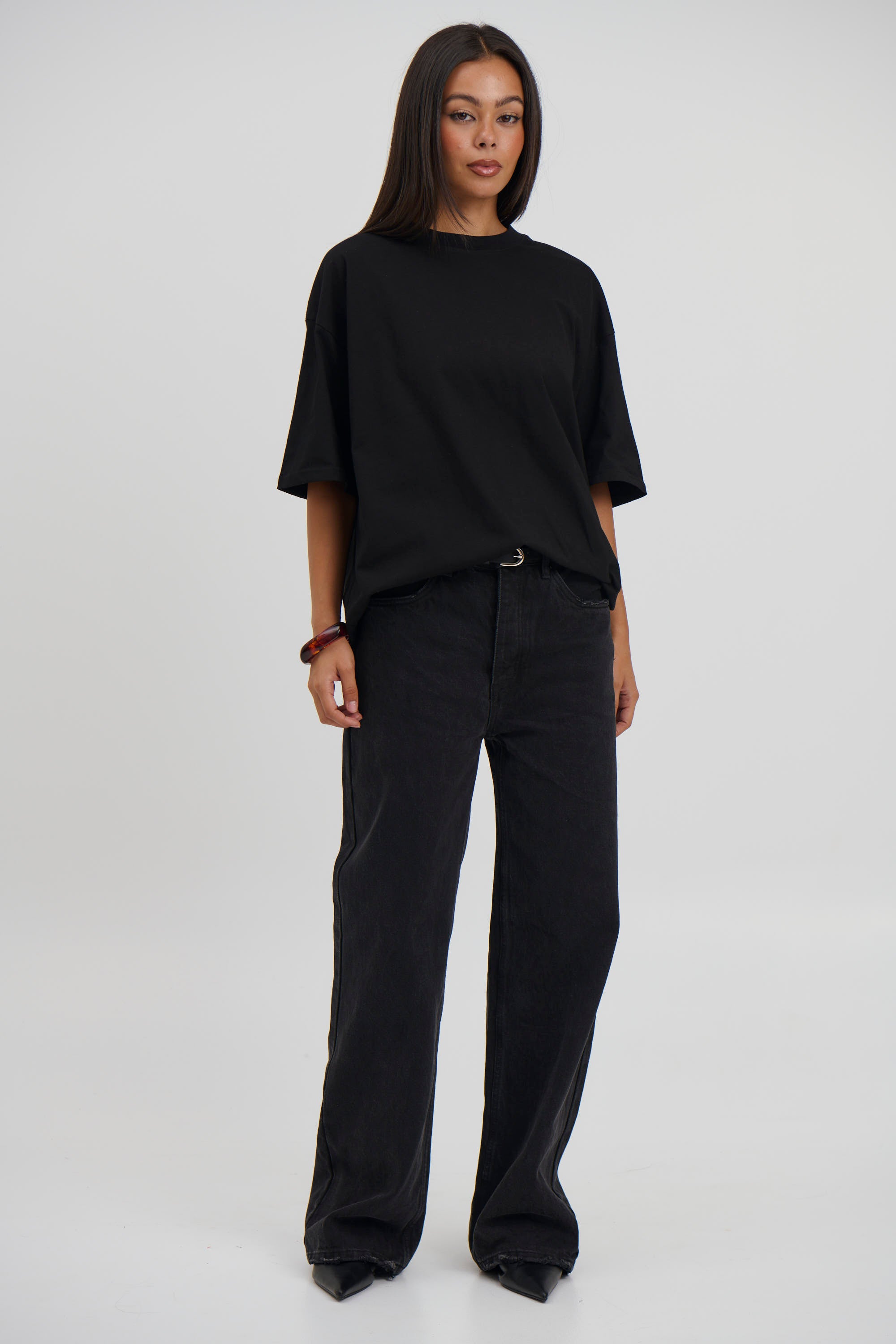 Unisex Midweight Signature Tee Black