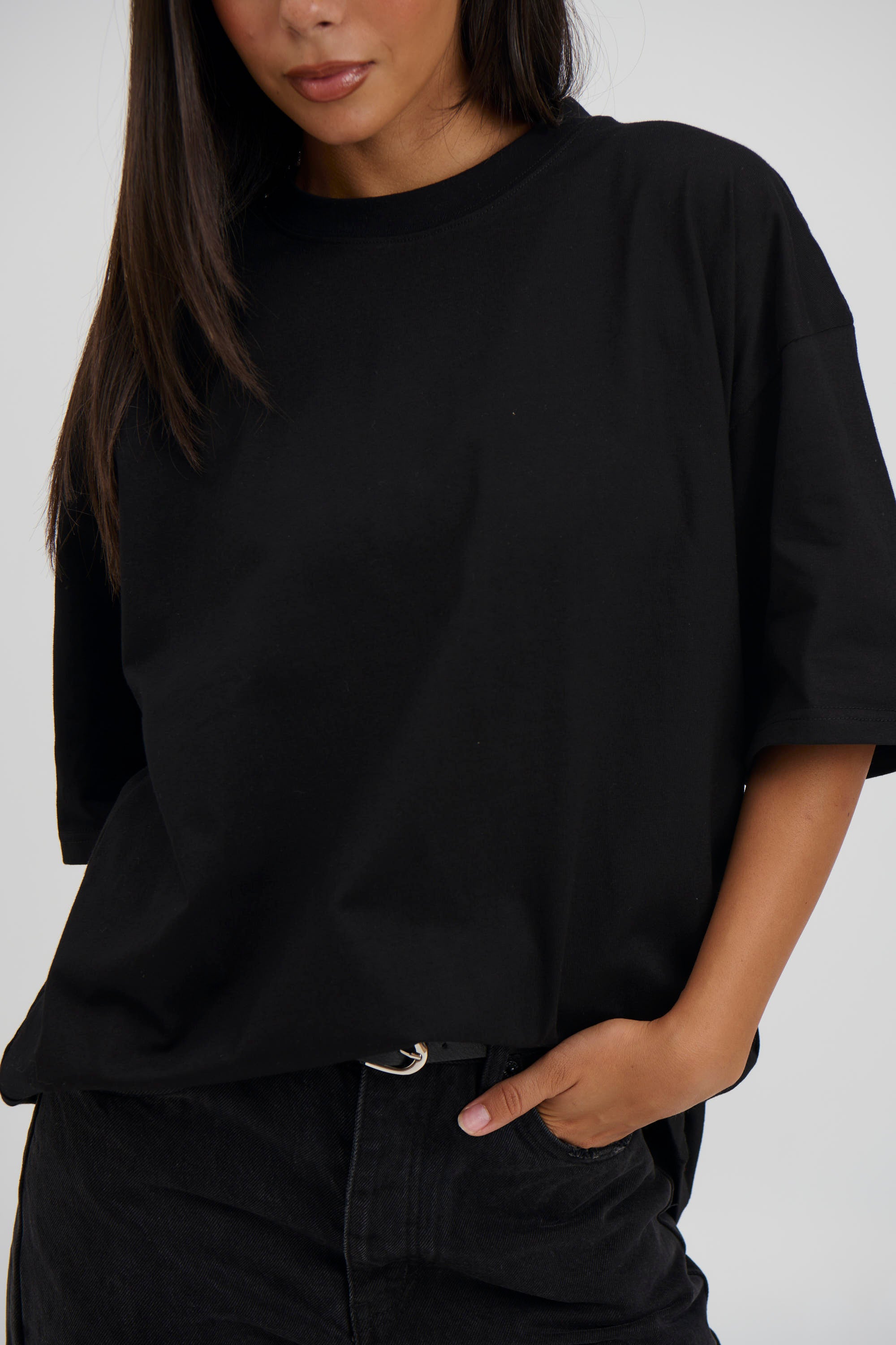 Unisex Midweight Signature Tee Black