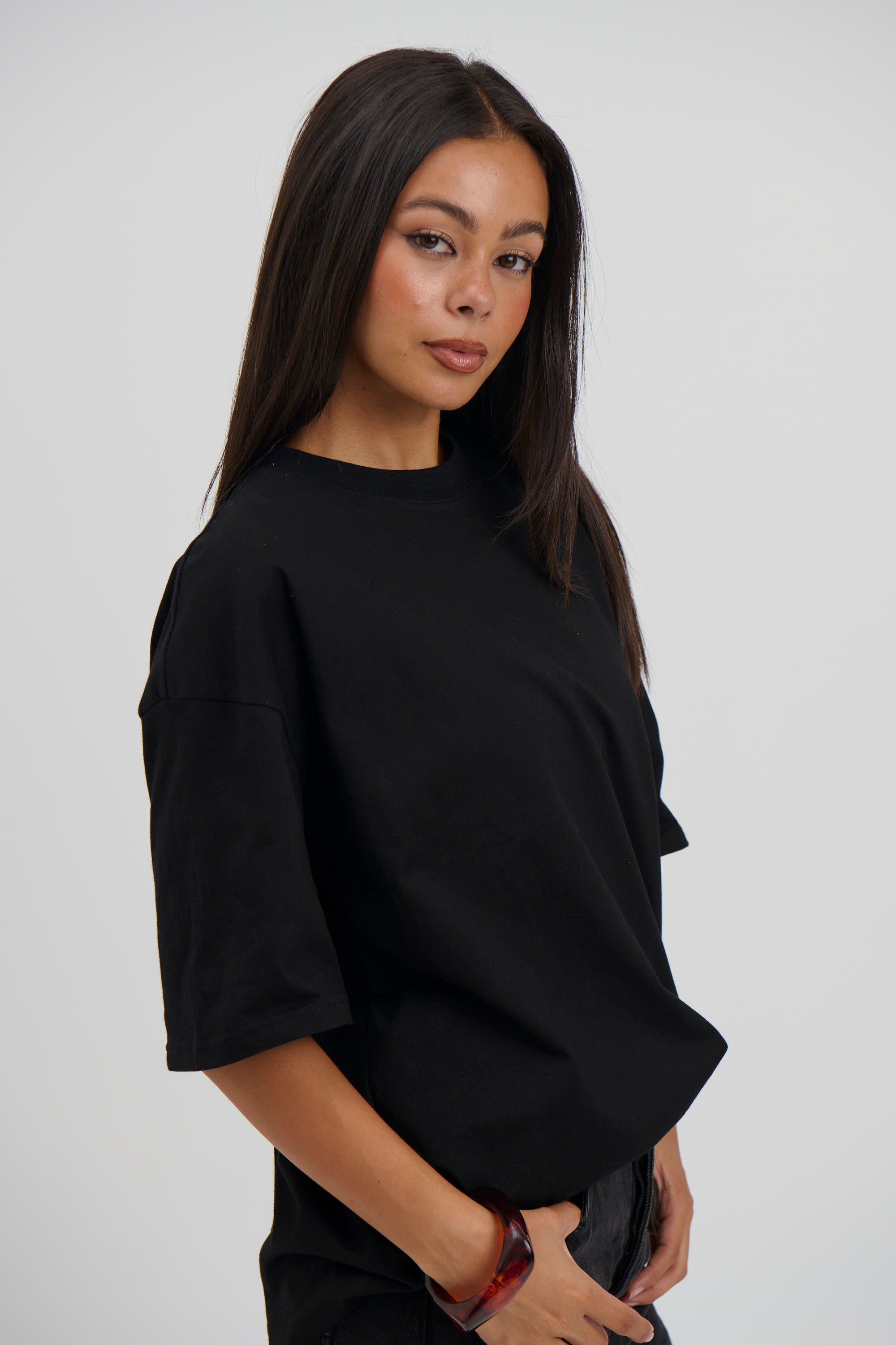 Unisex Midweight Signature Tee Black