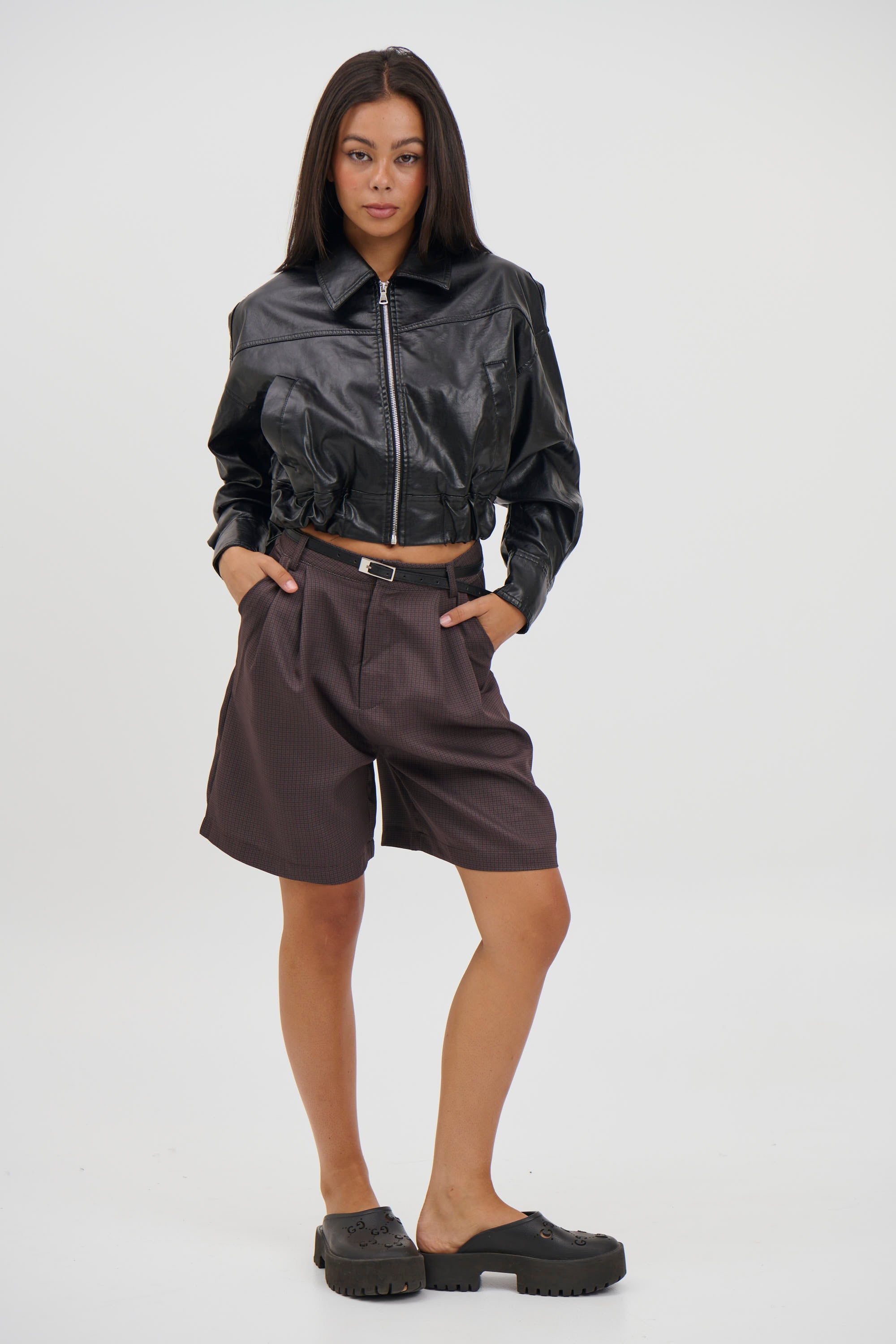 Skylar Short Chocolate