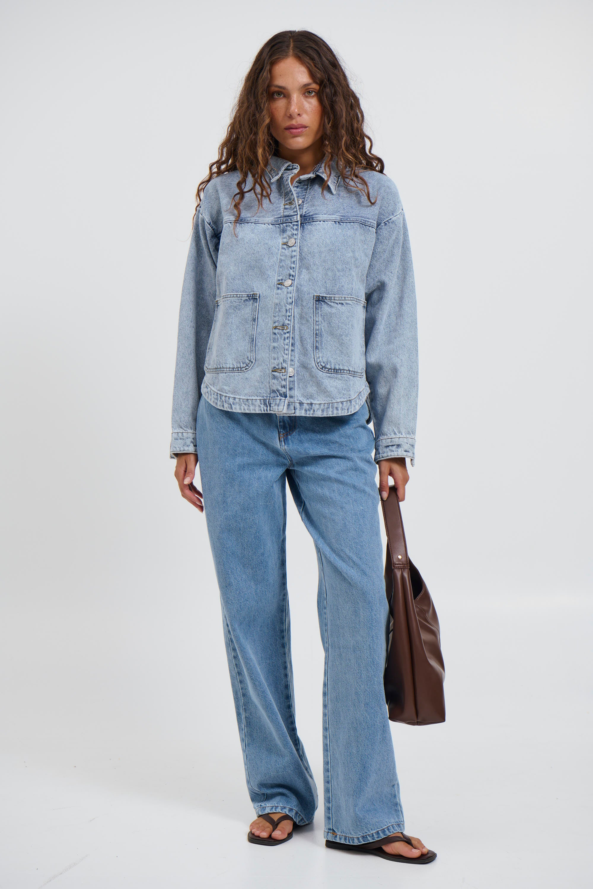 Sansa Denim Jacket Light Blue
