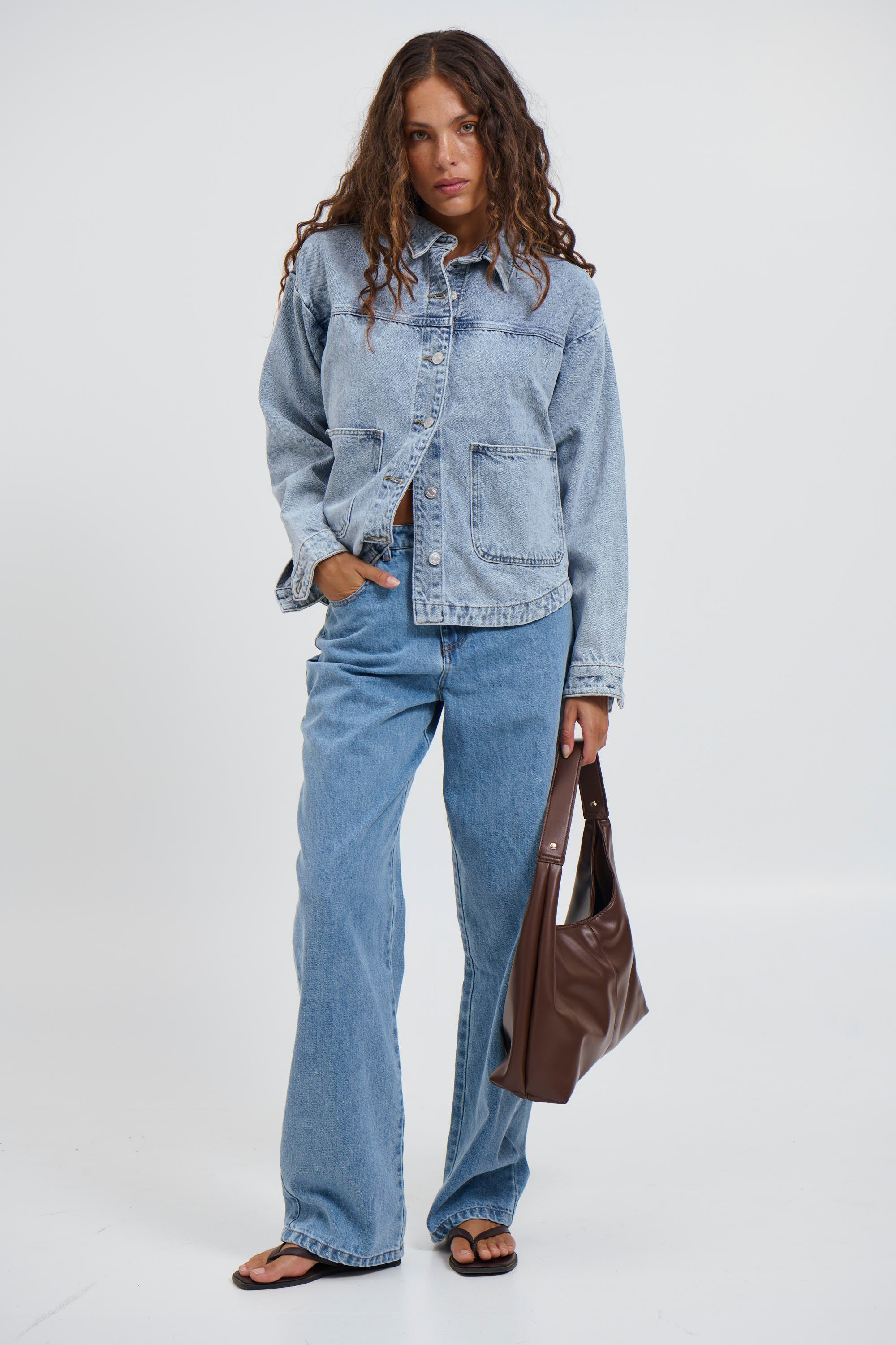 Sansa Denim Jacket Light Blue