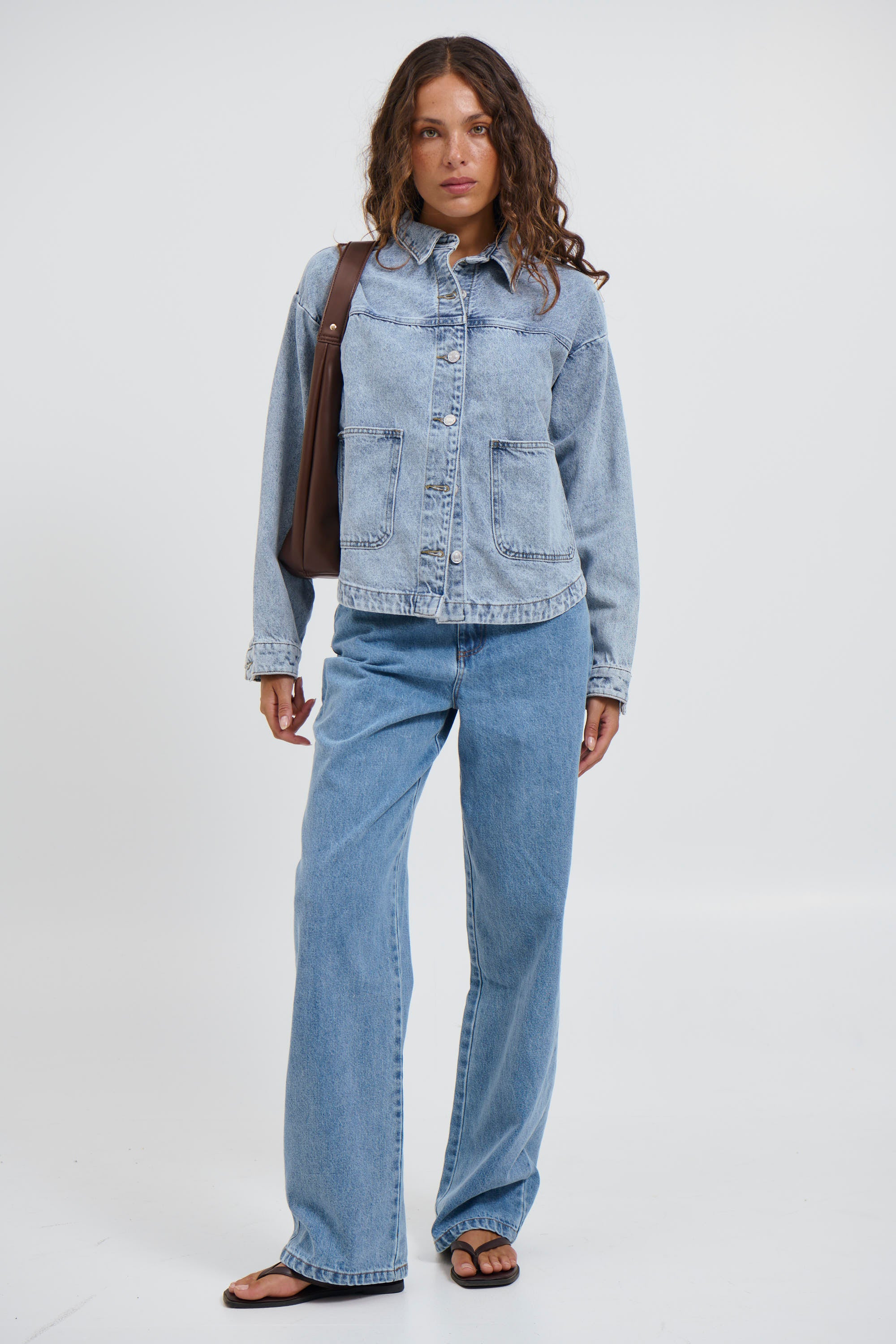 Sansa Denim Jacket Light Blue