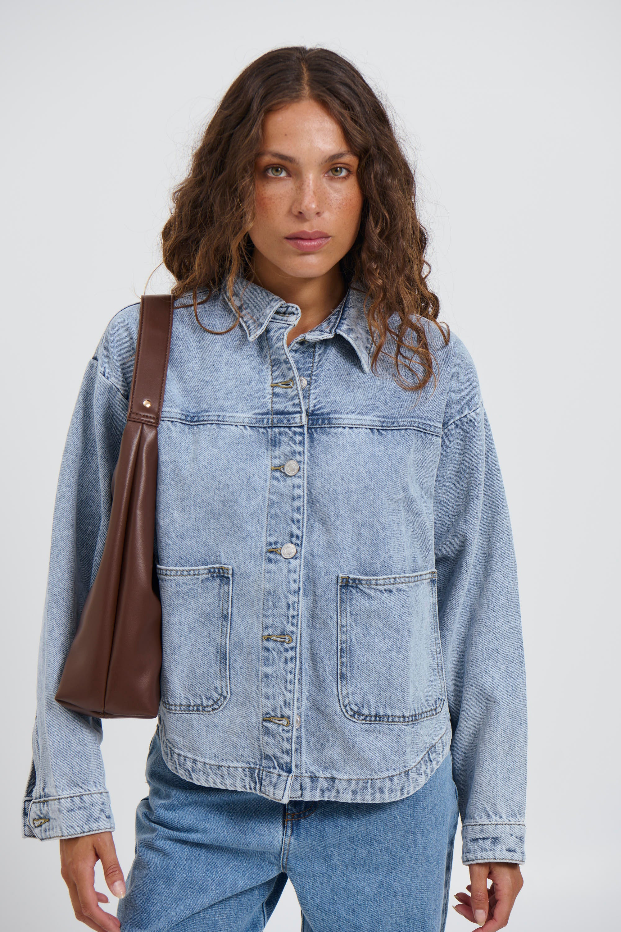 Sansa Denim Jacket Light Blue