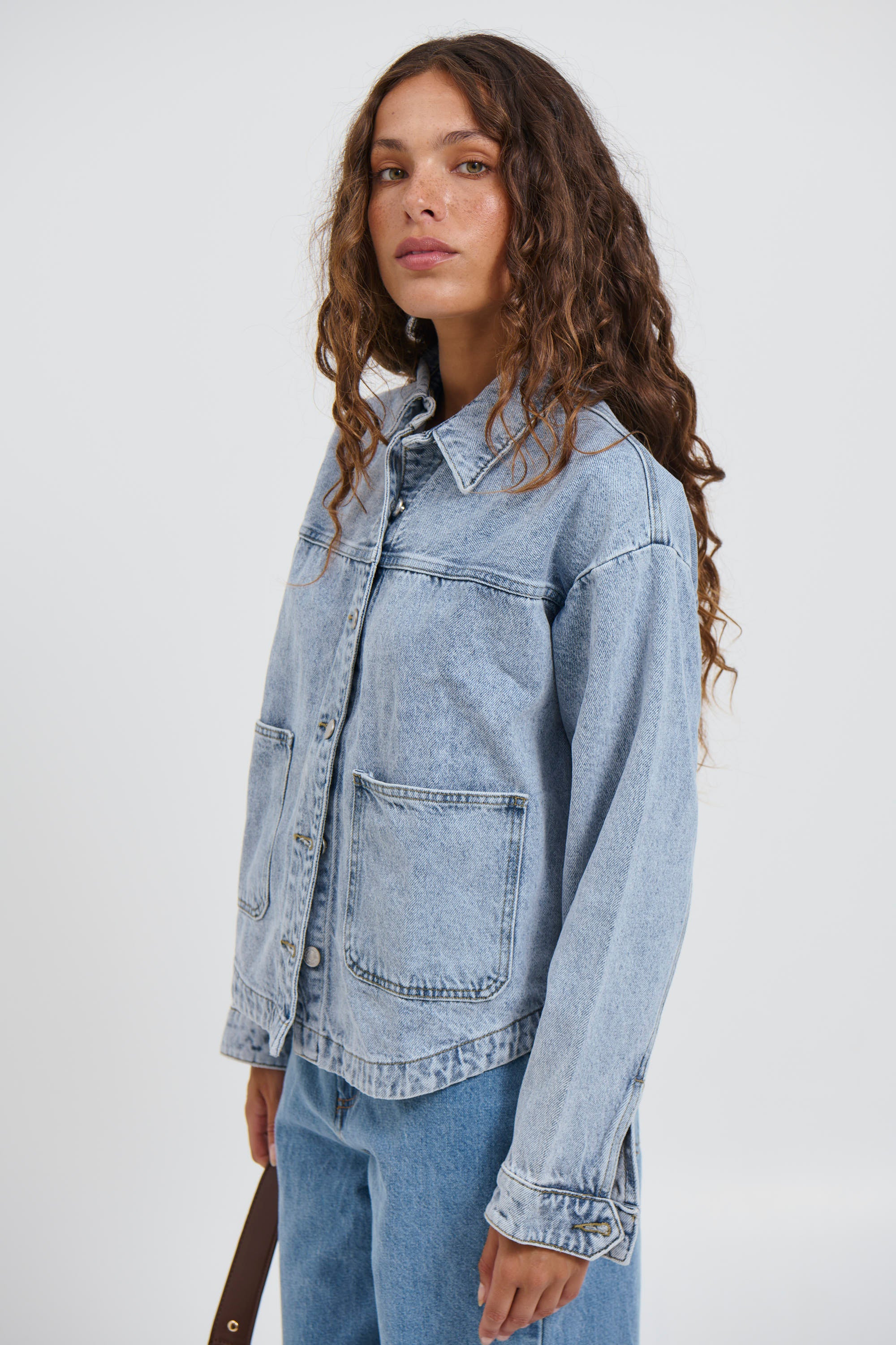 Sansa Denim Jacket Light Blue