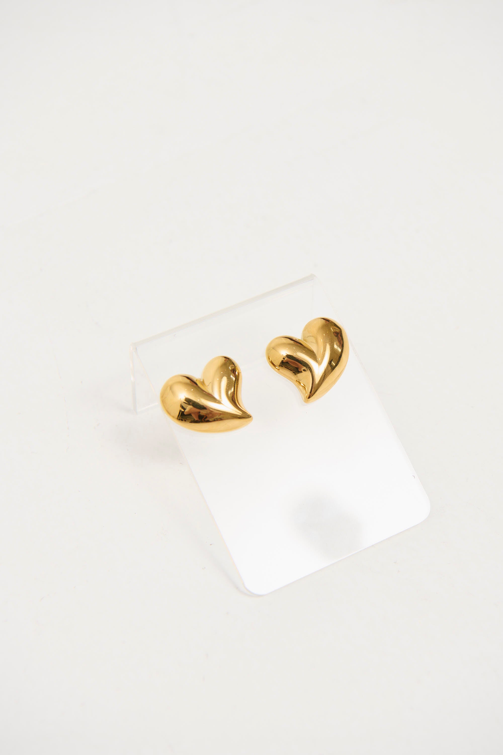 Jessie Heart Earring Gold