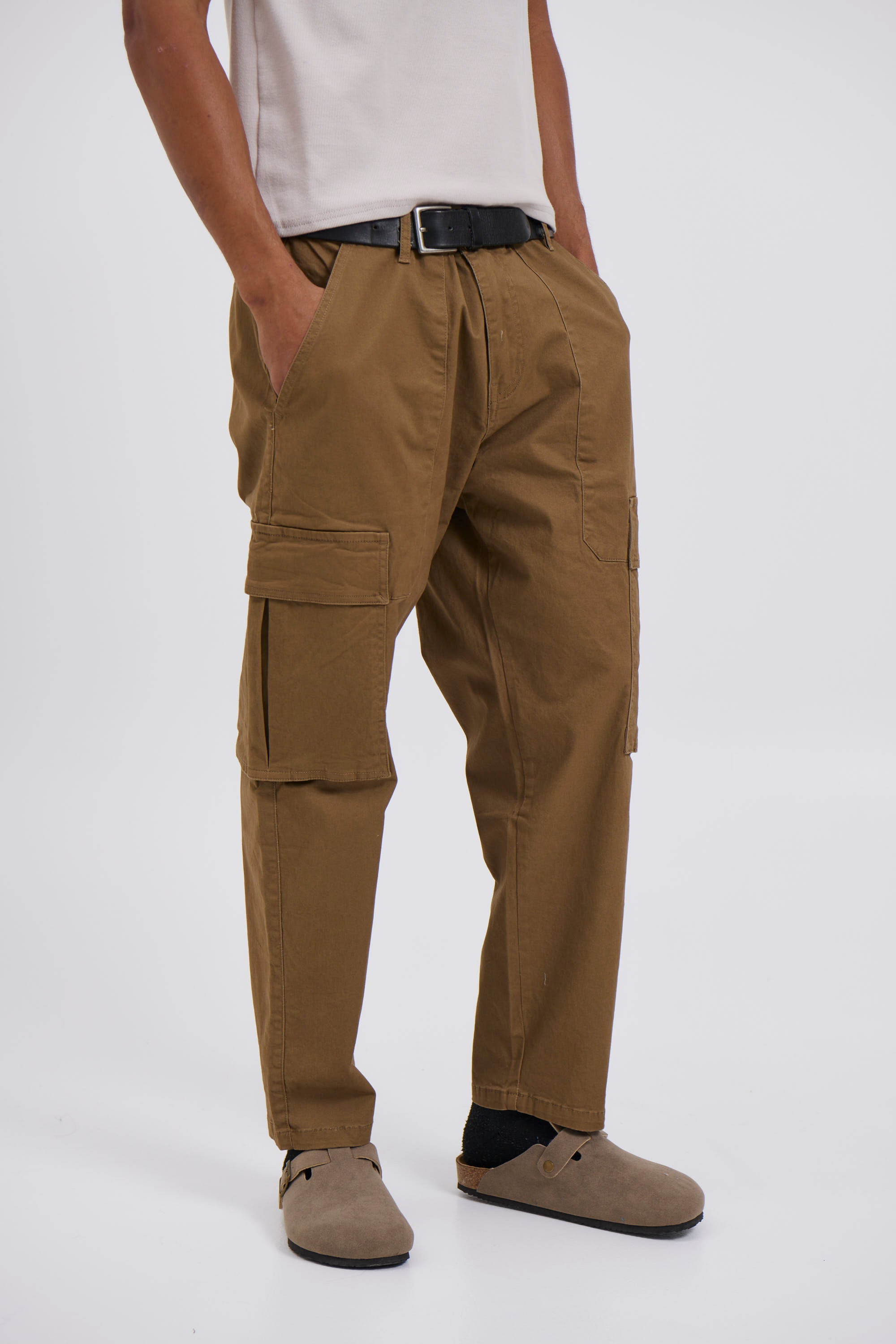 Damien Drop Cargo Pant Choc