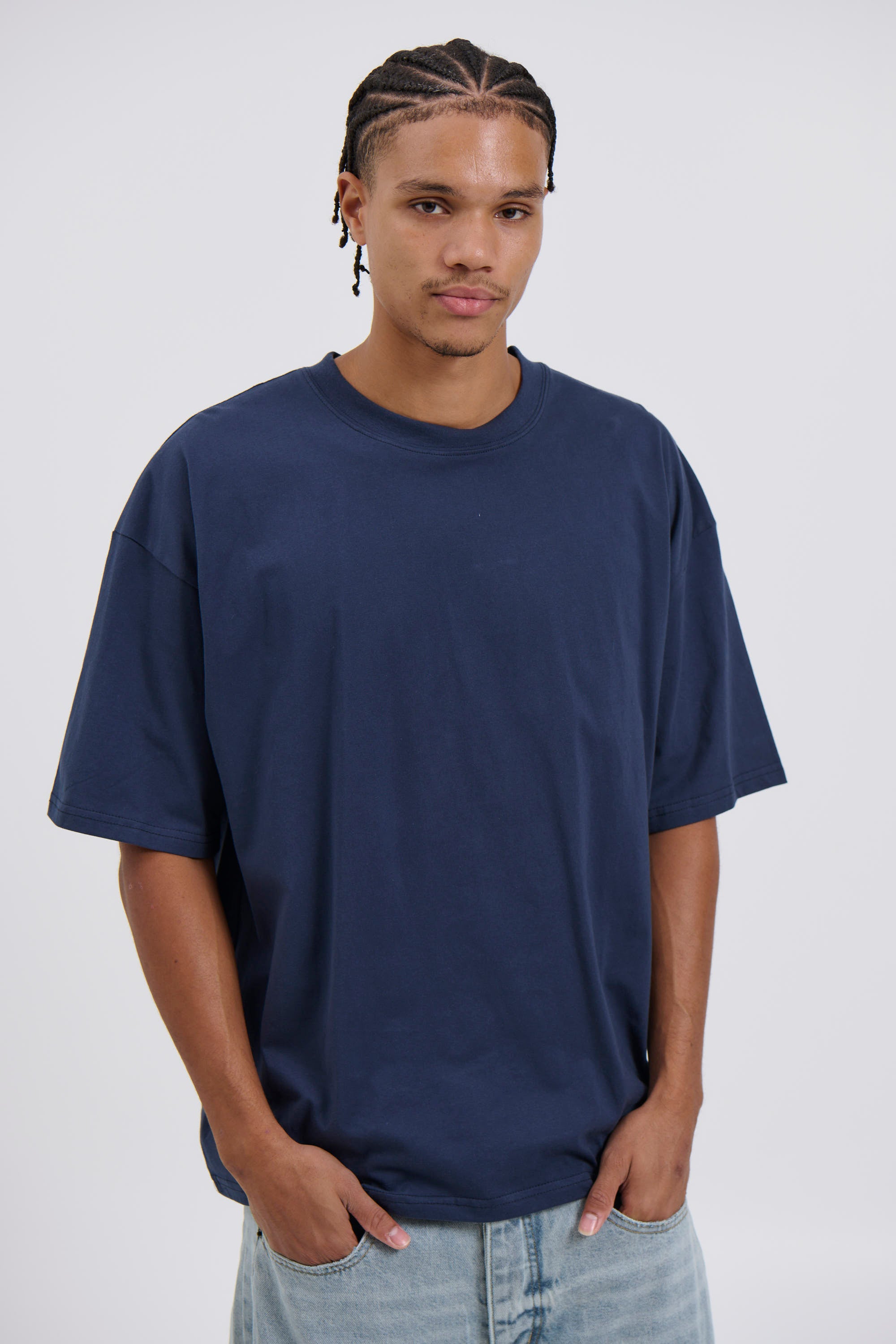 Midweight Signature Tee Navy