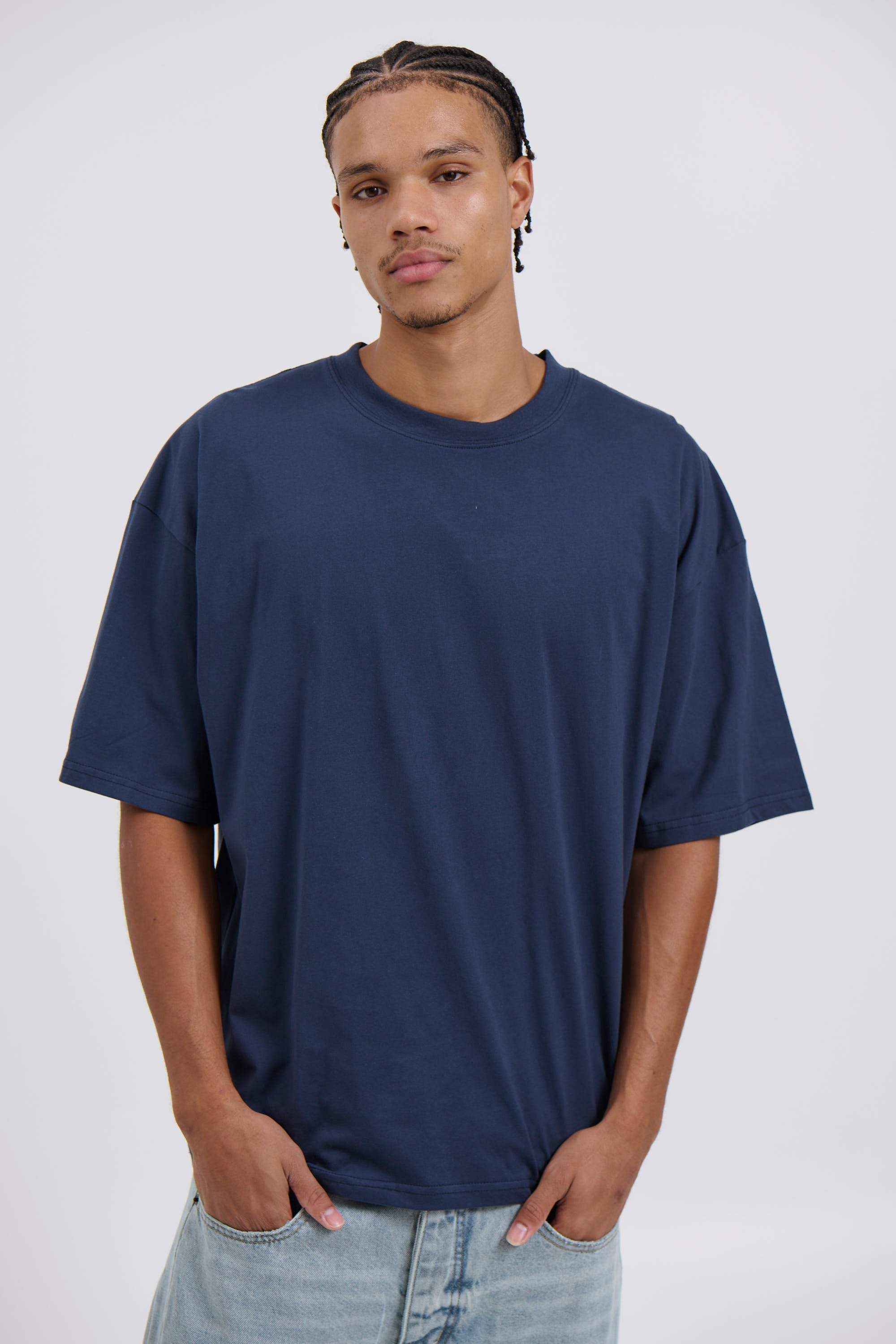 Midweight Signature Tee Navy