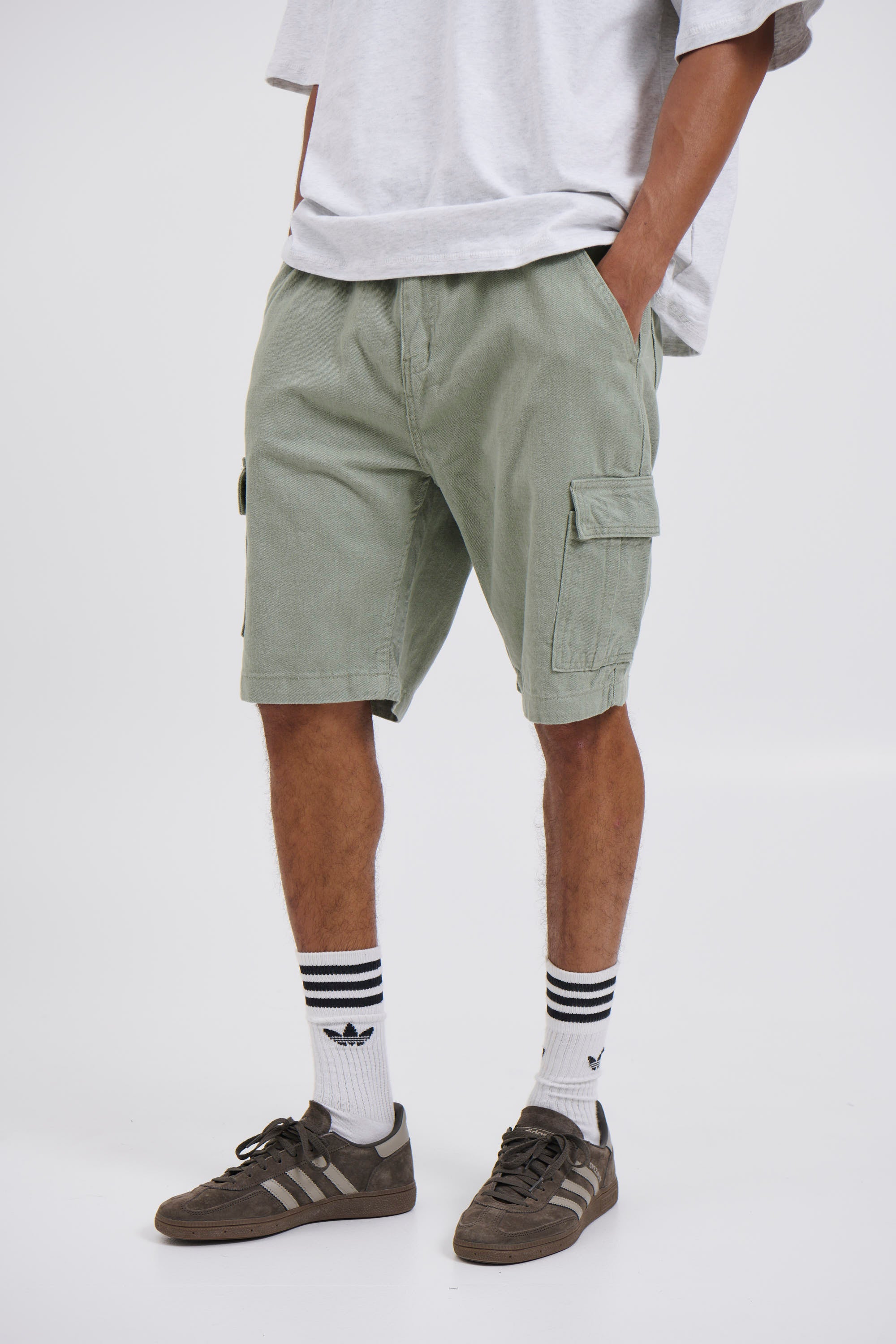 Ryder Baggy Short Khaki